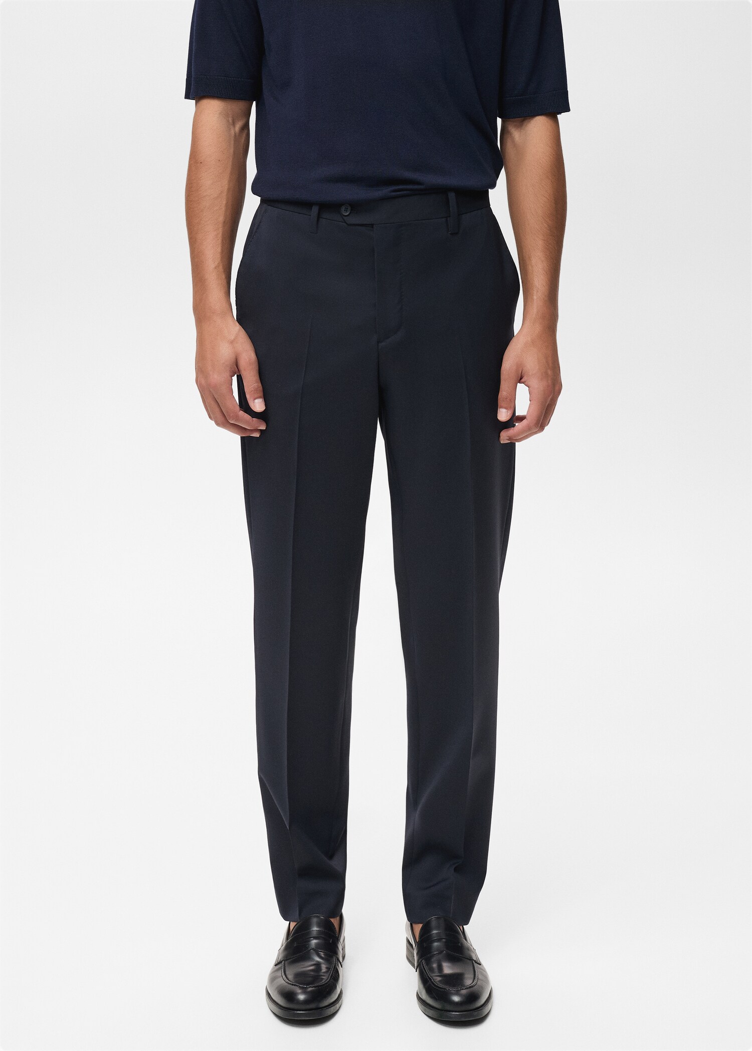 Cool wool suit pants - Medium plane