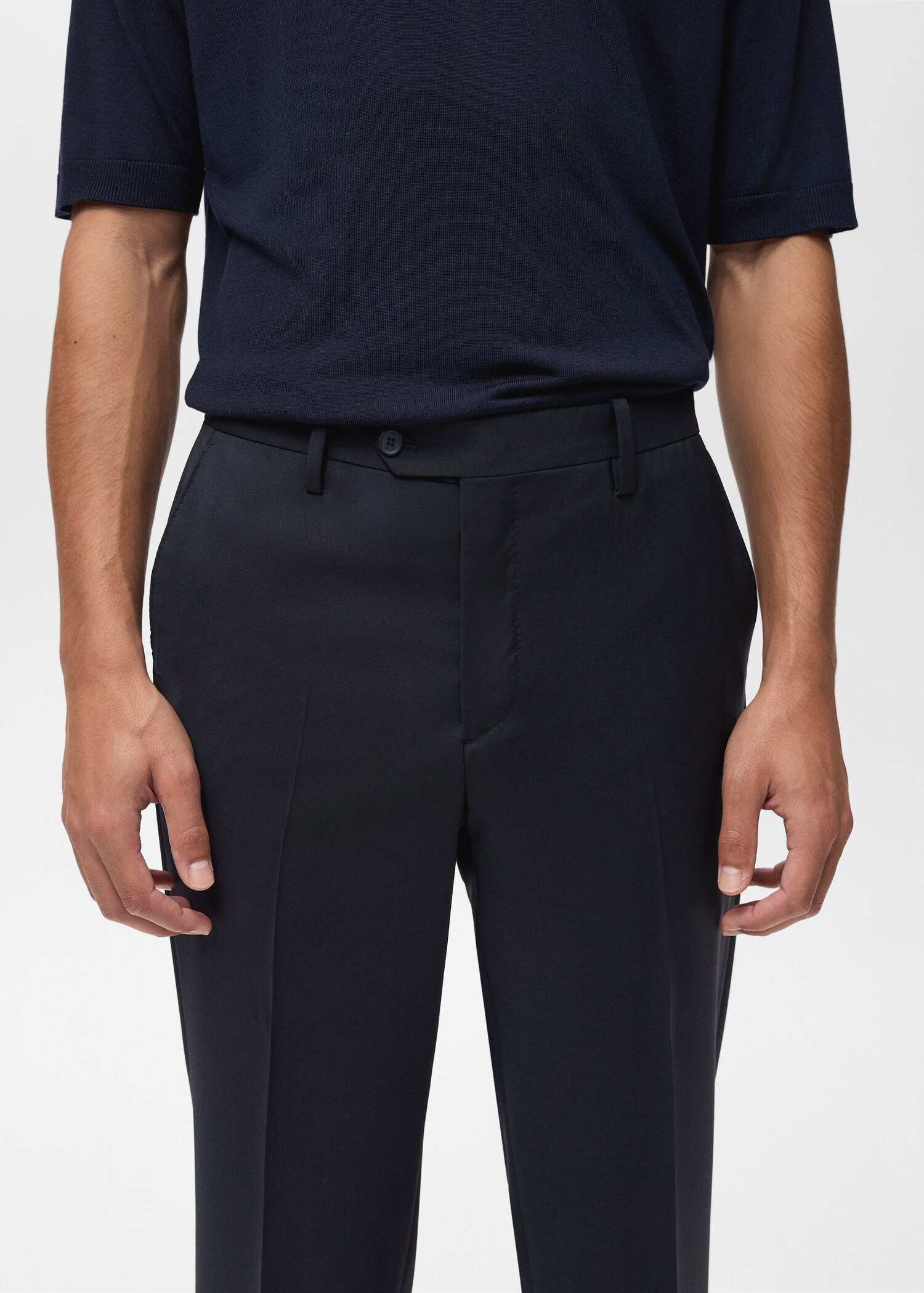 Cool wool suit pants - Details of the article 1