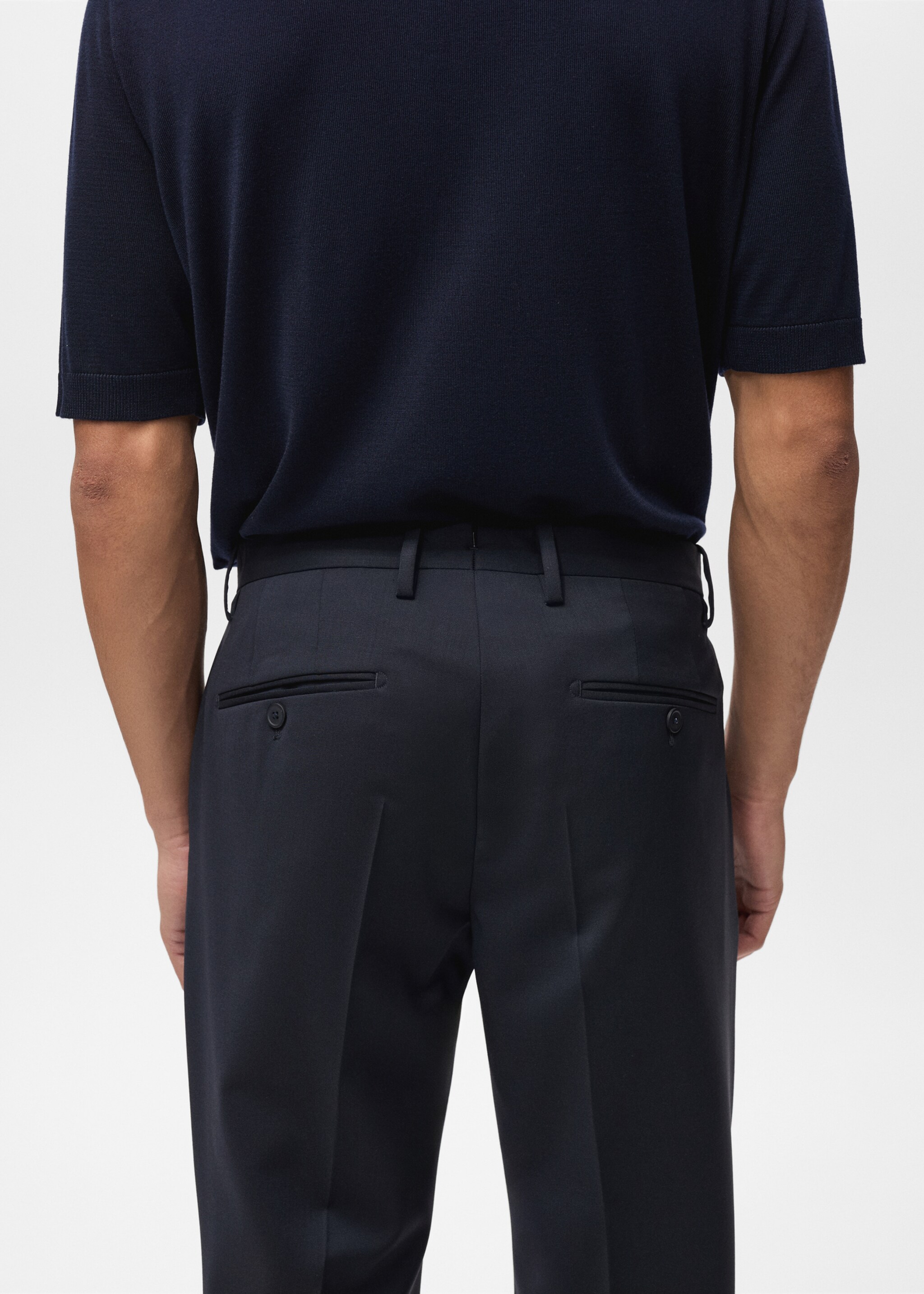 Cool wool suit trousers - Details of the article 6