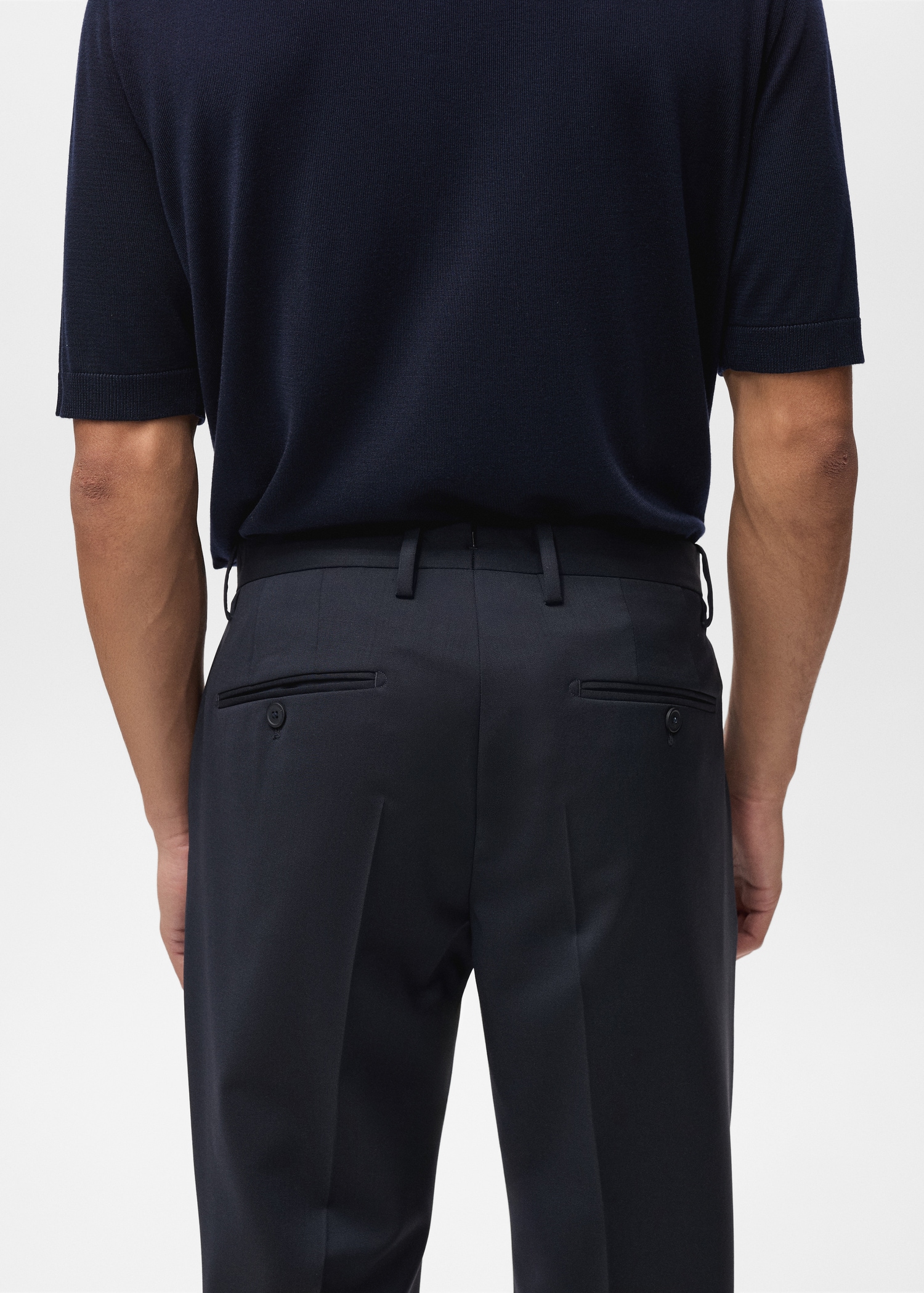 Cool wool suit pants - Details of the article 6