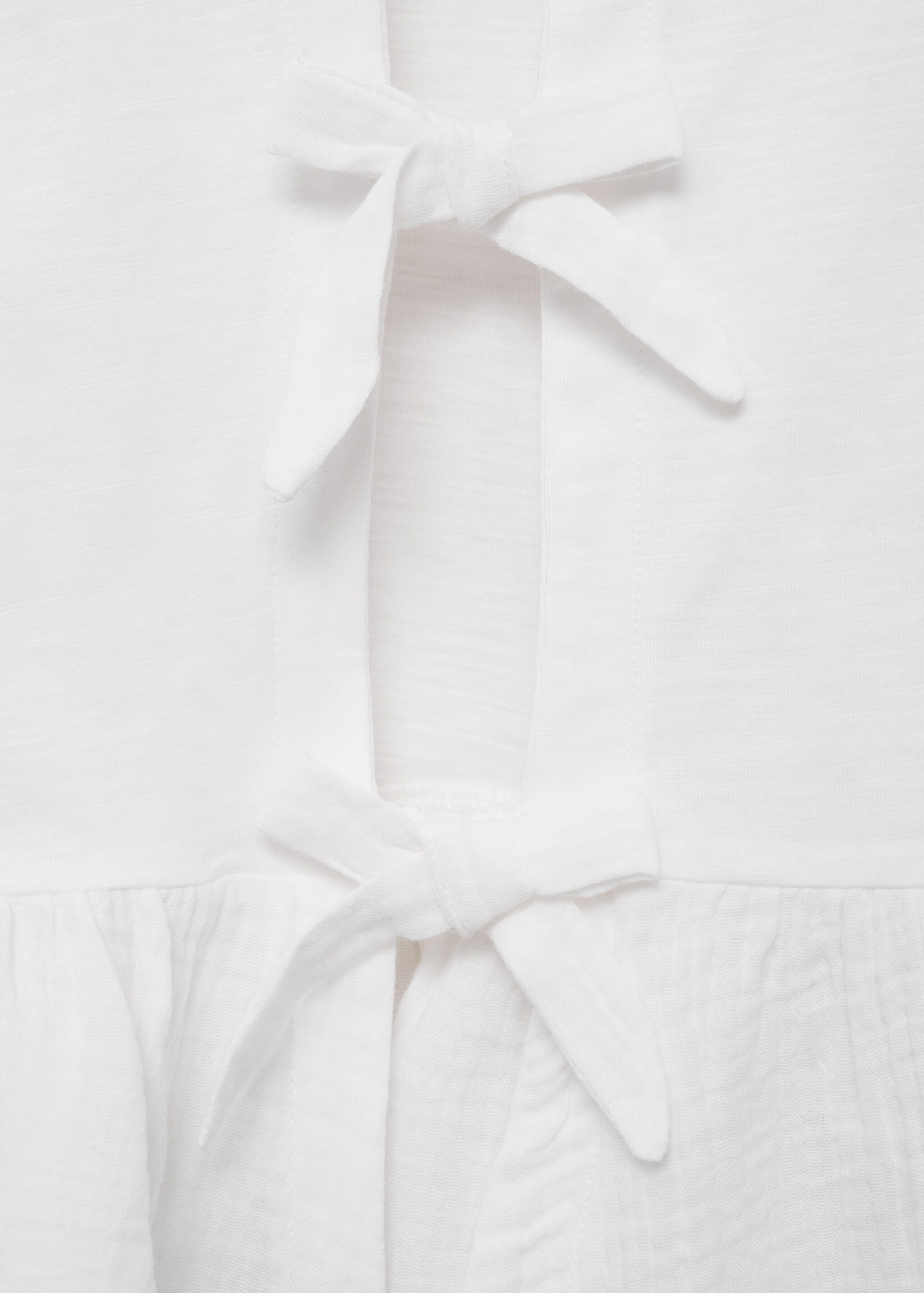 Bow ruffle t-shirt - Details of the article 0