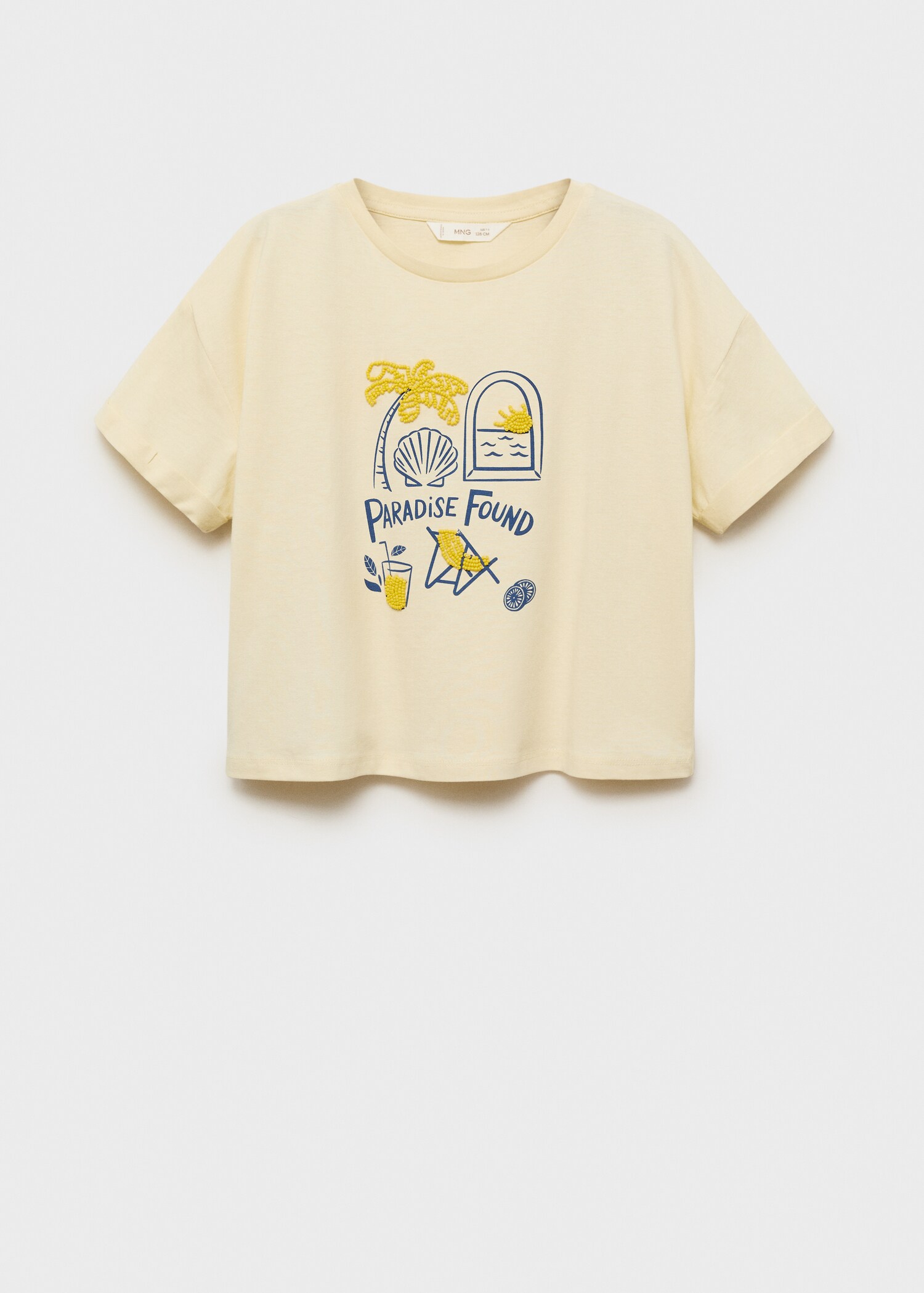 Beach print T-shirt - Article without model
