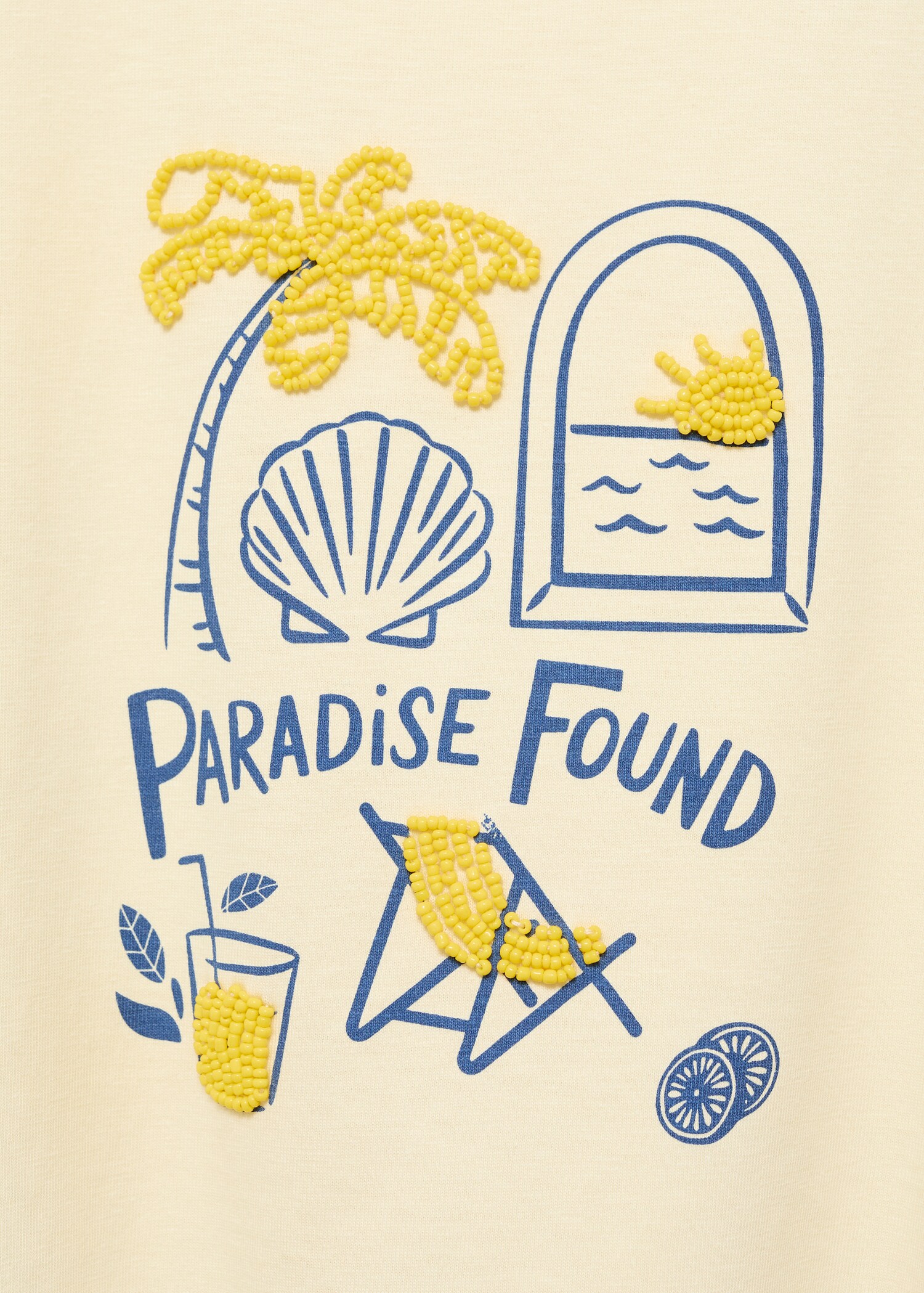Beach print T-shirt - Details of the article 8