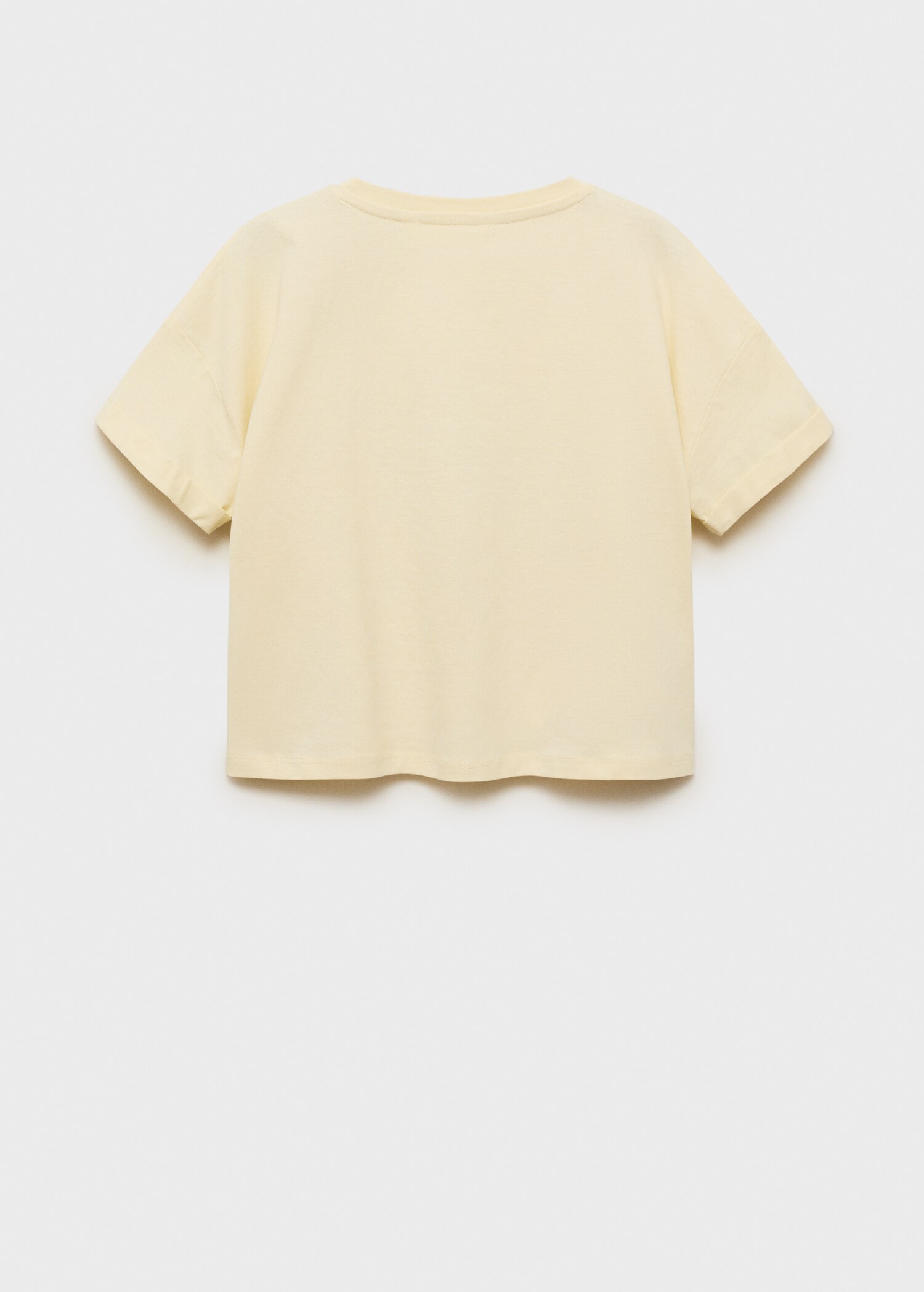 Beach print T-shirt - Reverse of the article