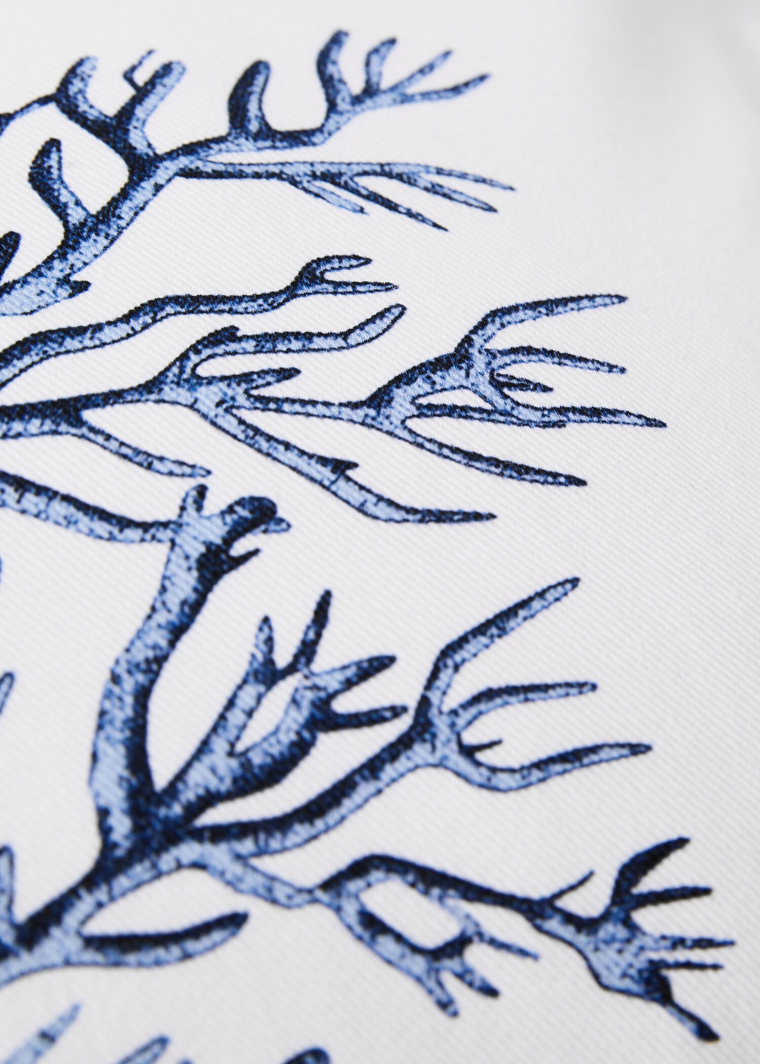 Coral-print cushion cover 30x50 cm - Details of the article 4