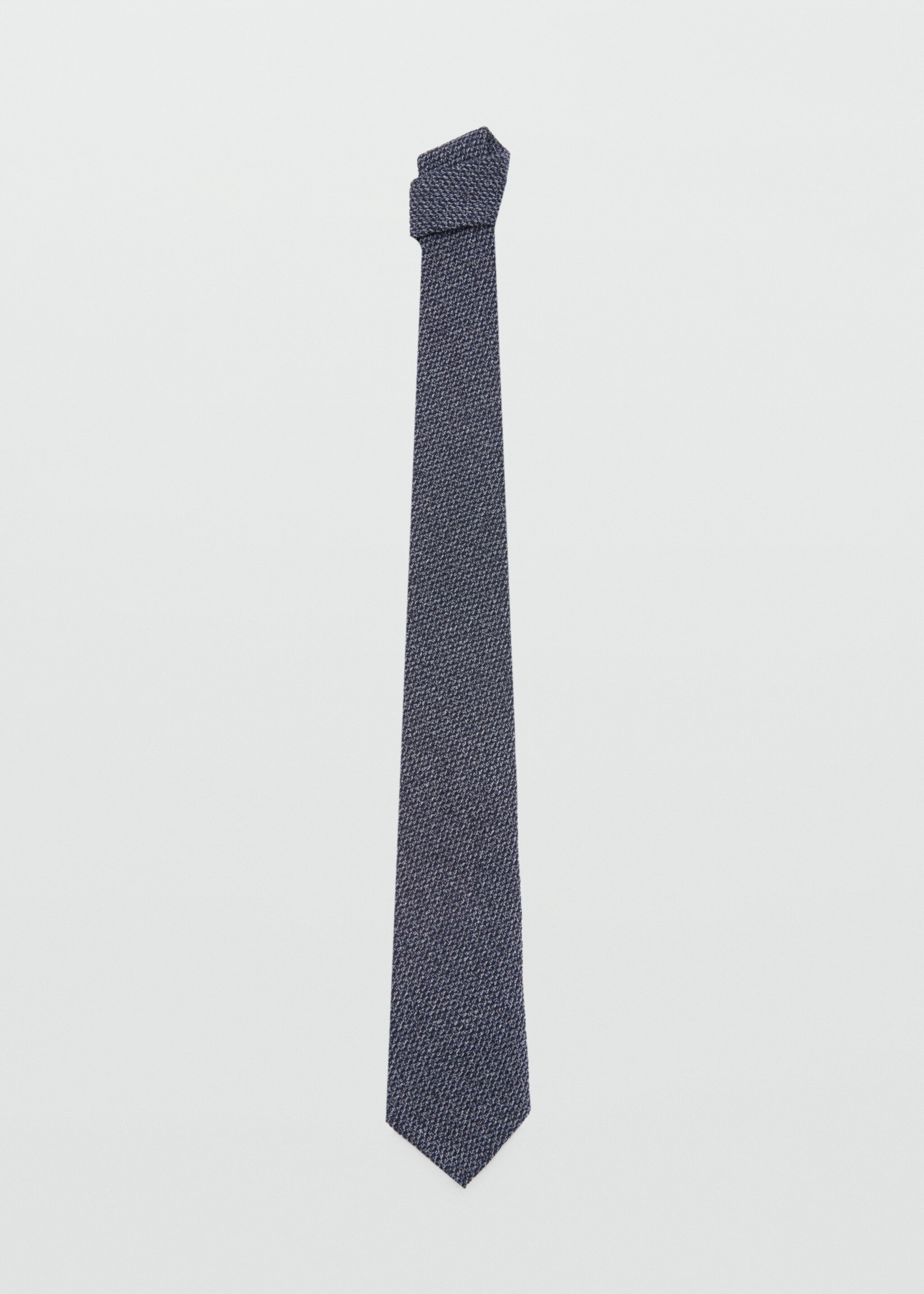Textured cotton tie - Barang tanpa model