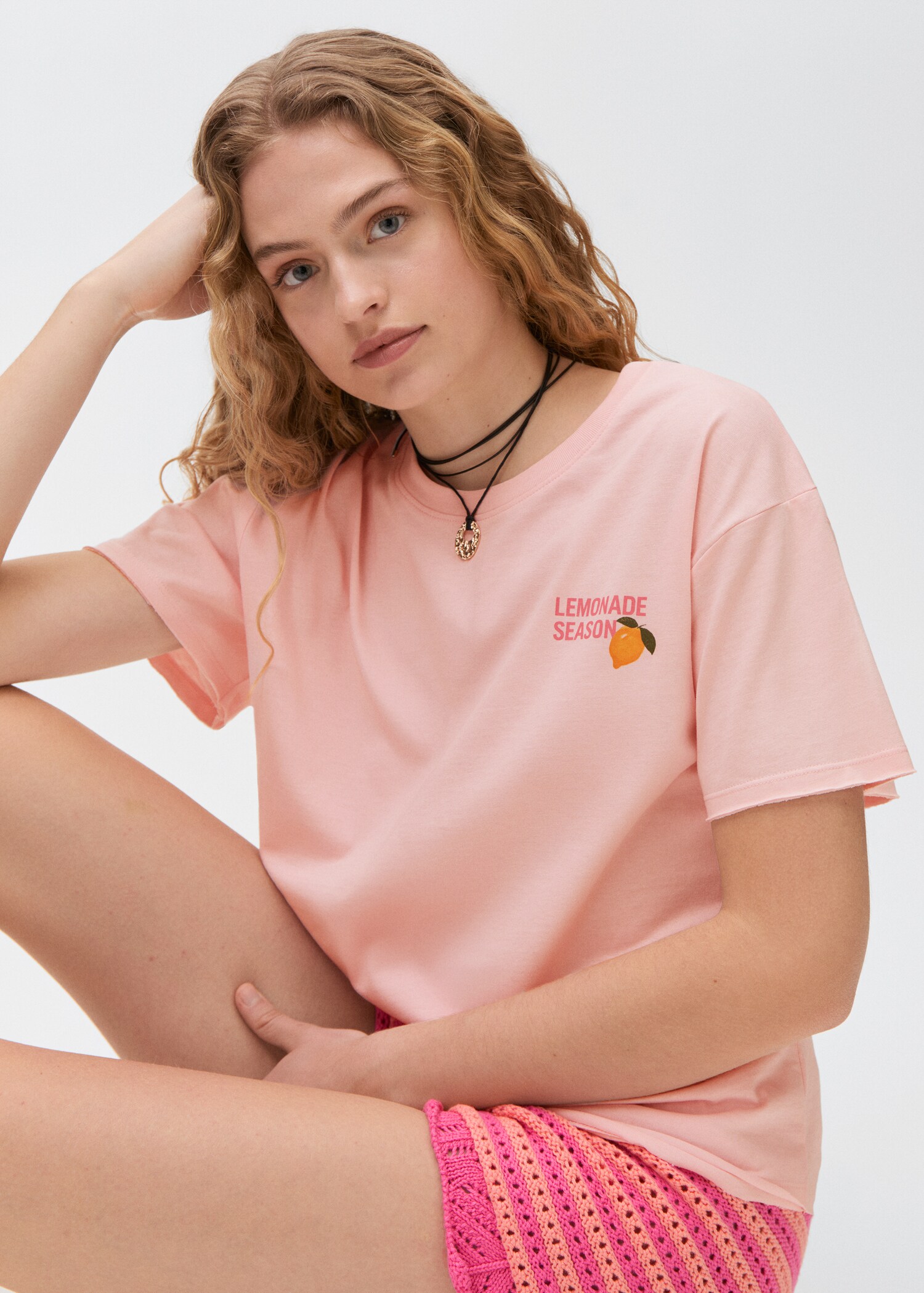 Short-sleeved printed t-shirt - Details of the article 2