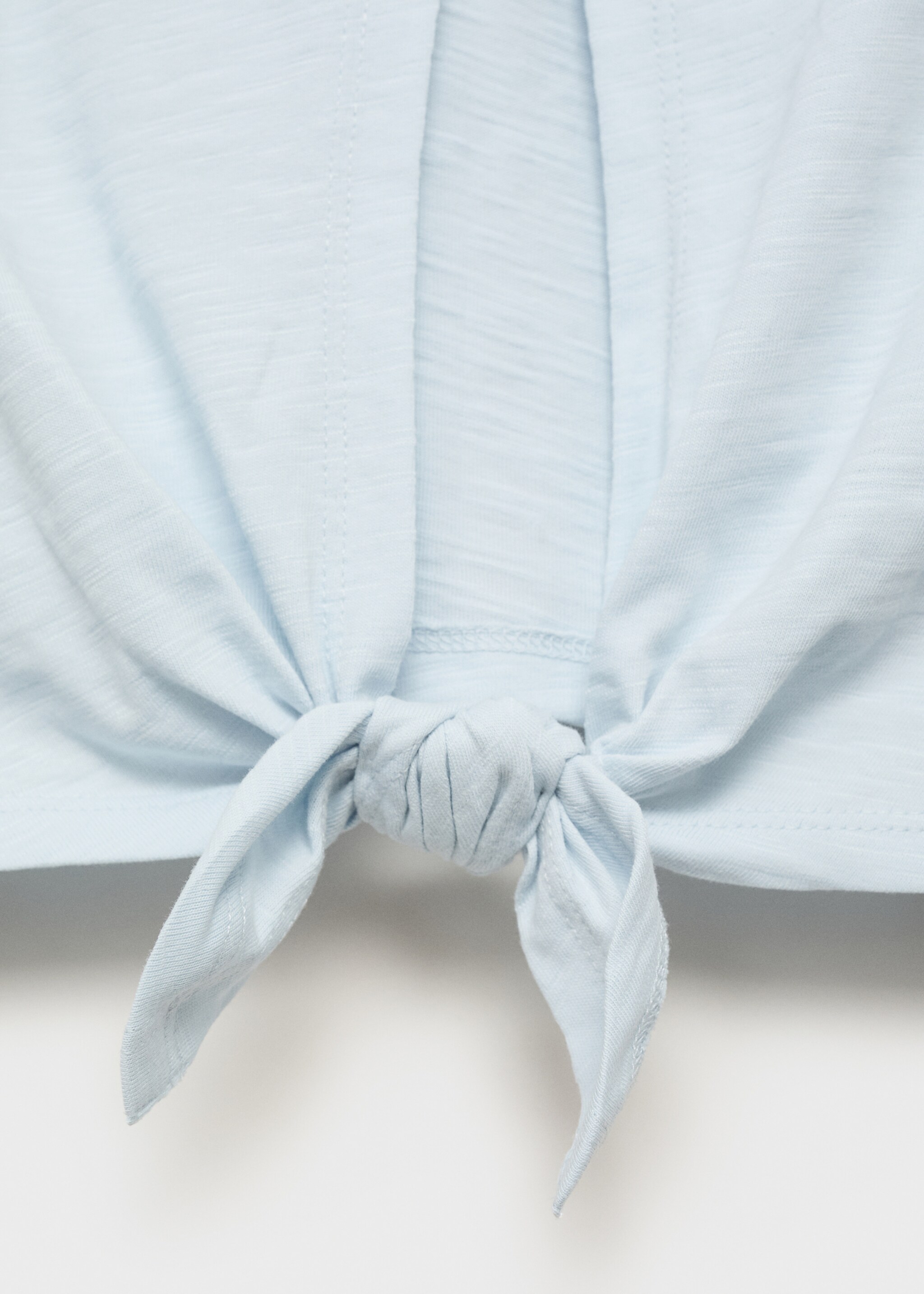 T-Shirt mit gekreuztem Rücken und Schleife - Detail des Artikels 0