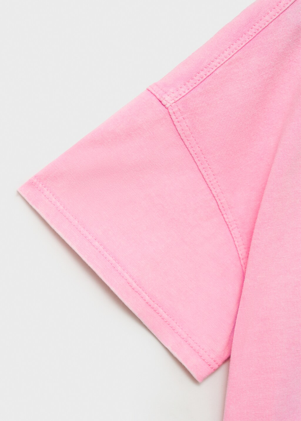 Embossed message t-shirt