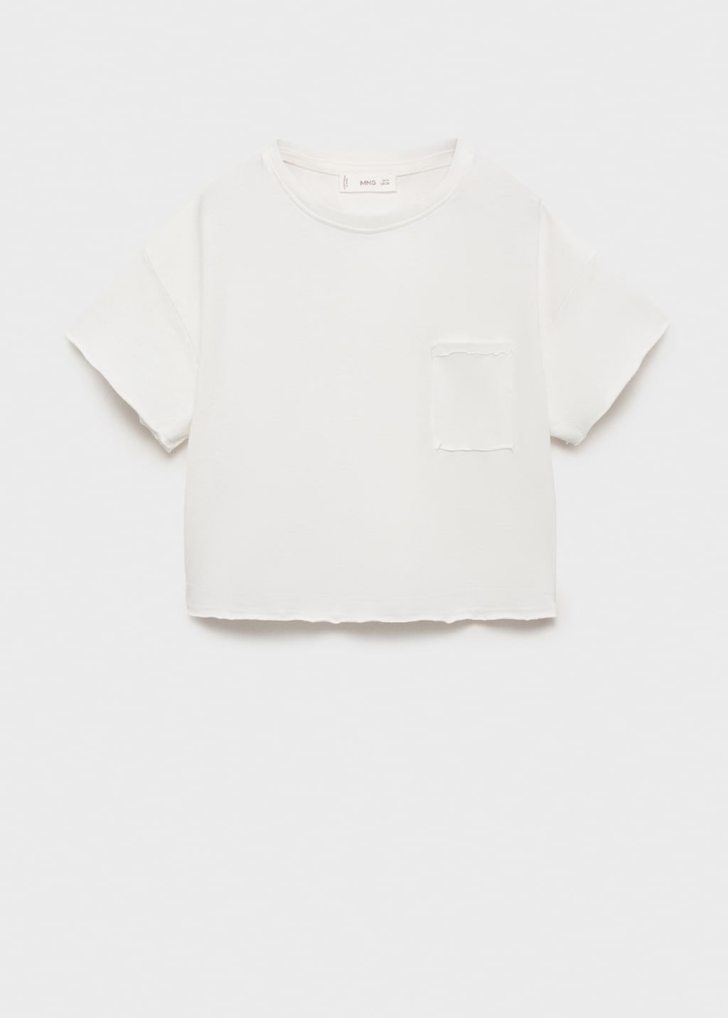 Cropped t-shirt with pocket