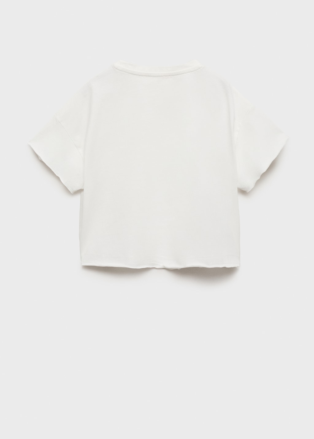 Cropped t-shirt with pocket