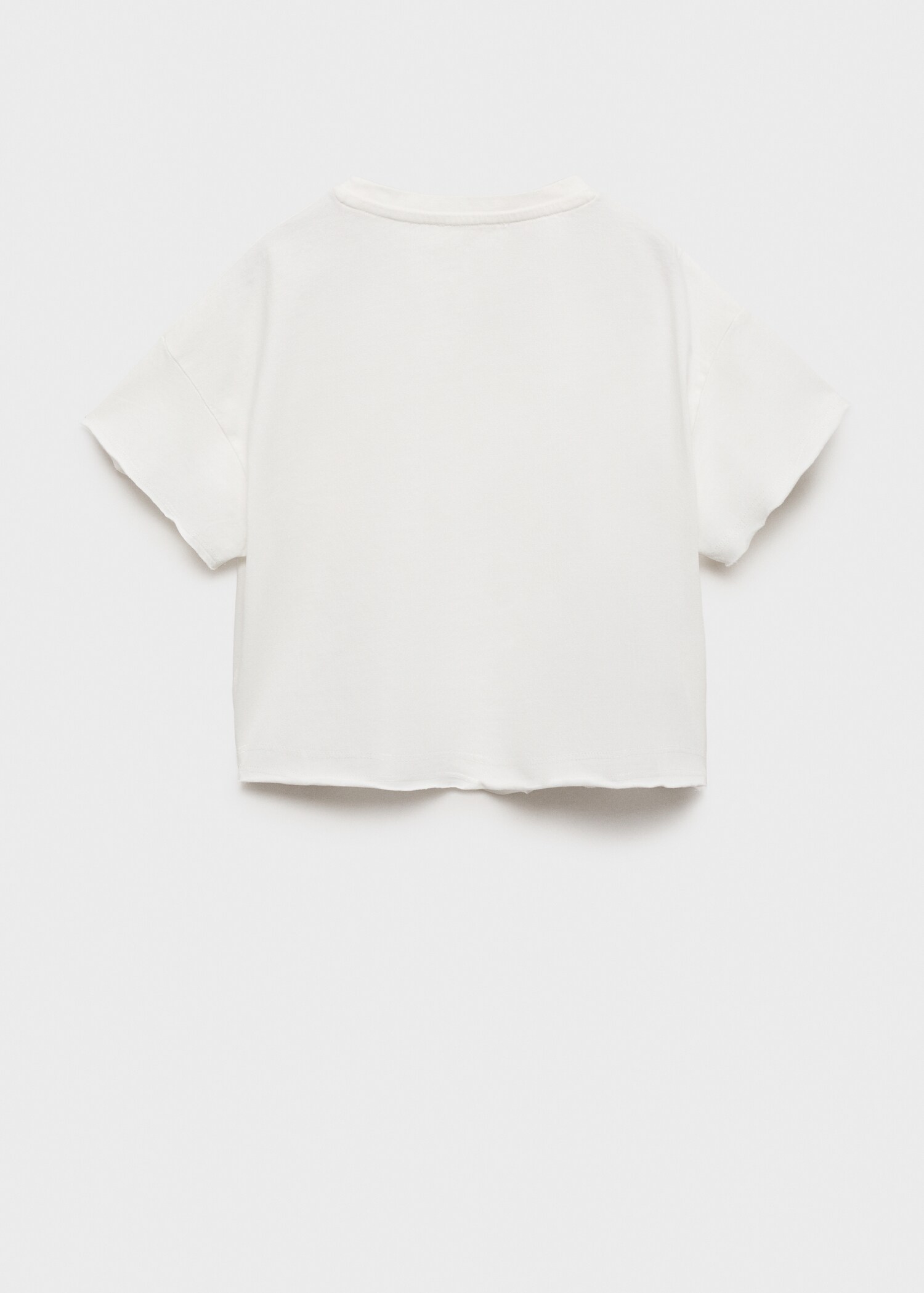 T-shirt crop poche - Verso de l’article