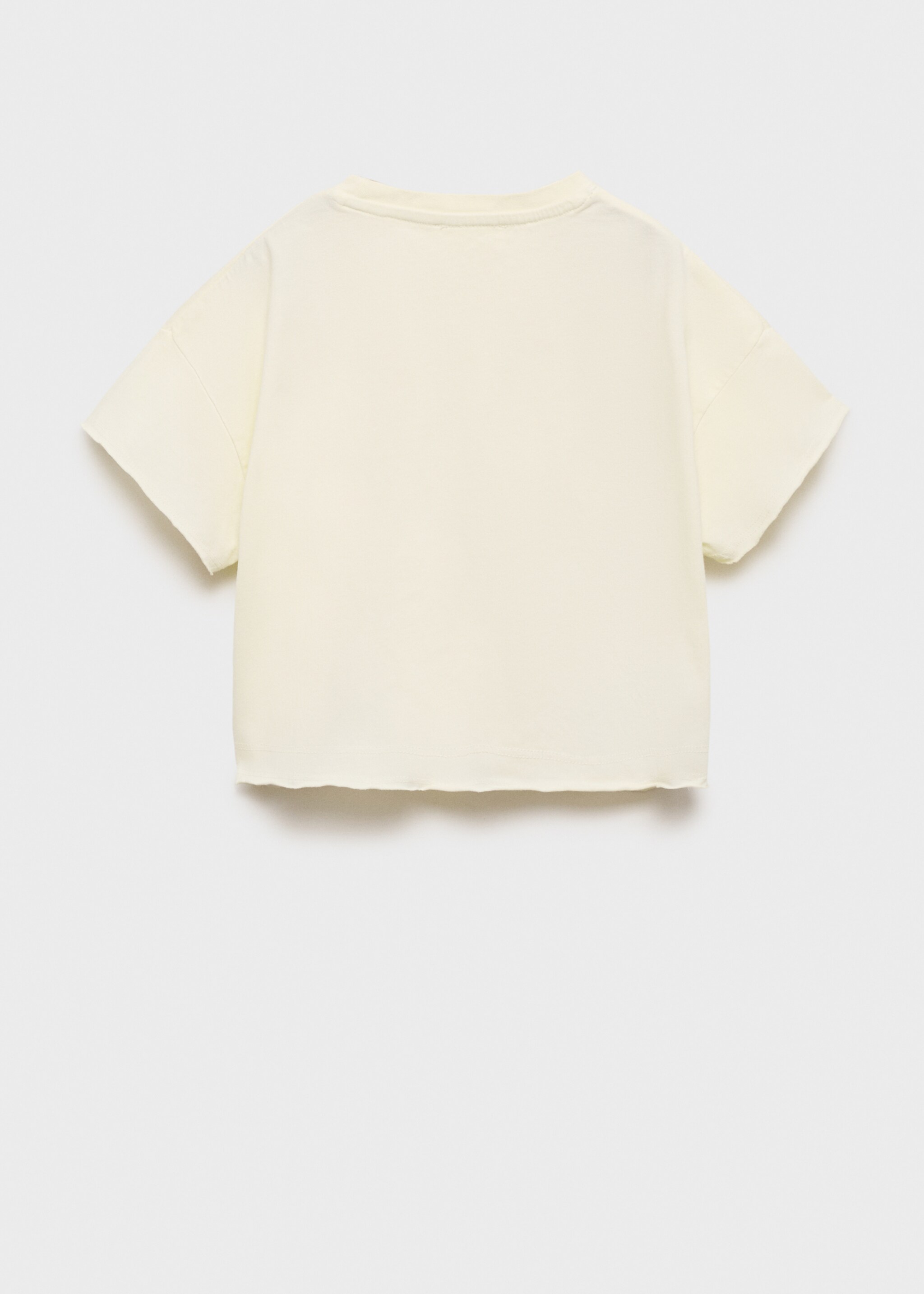 T-shirt crop poche - Verso de l’article