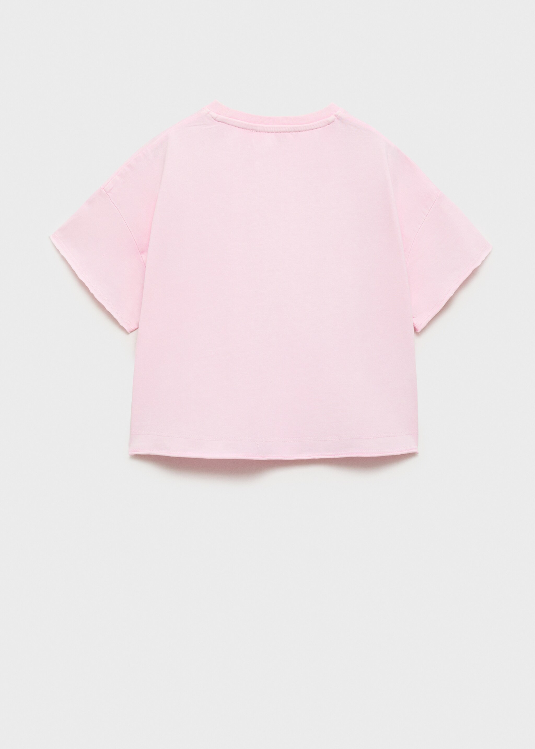 Cropped t-shirt with pocket - Reverse of the article