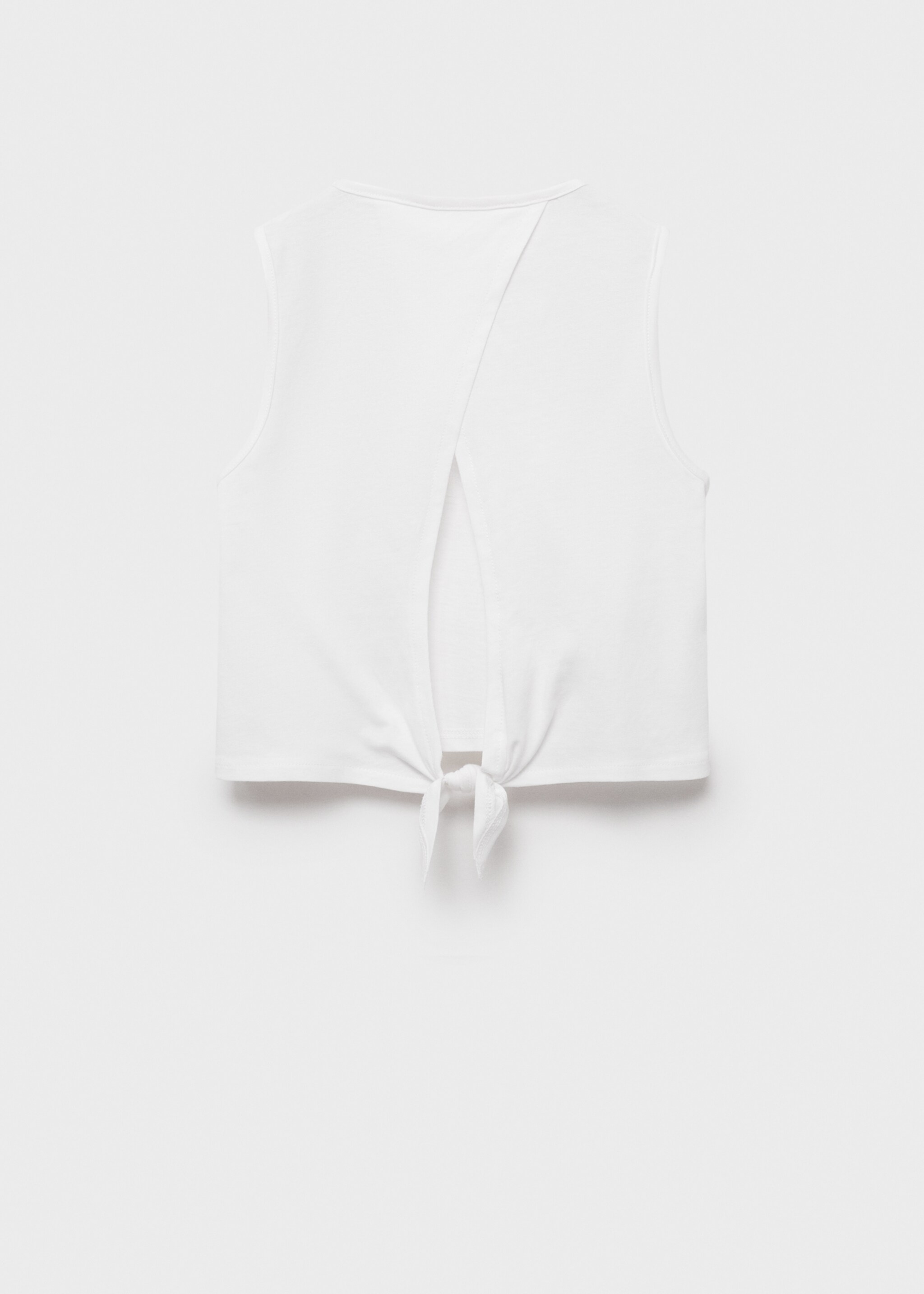 Kurzshirt mit Schlitz - Rückseite des Artikels
