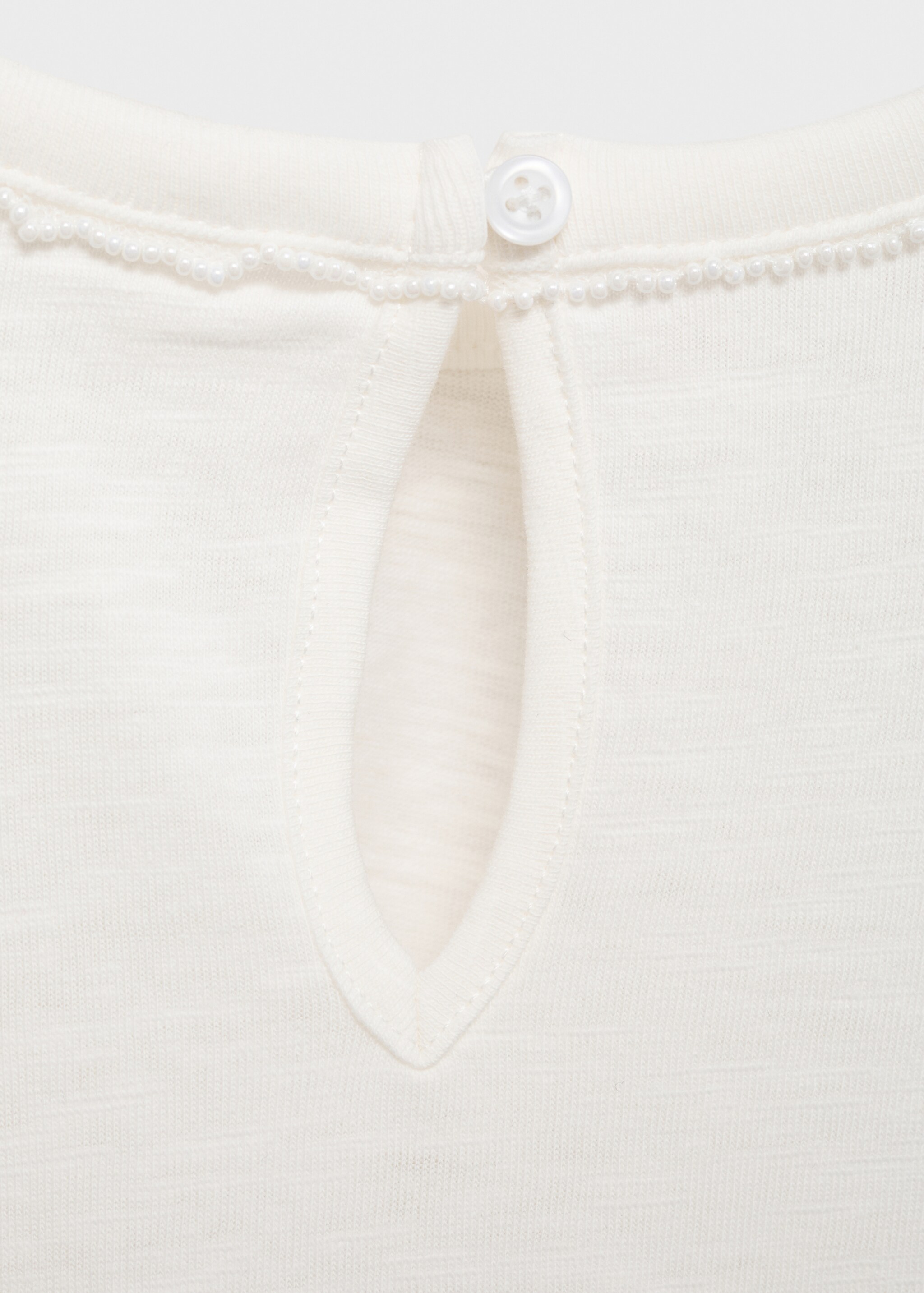 Bead detail T-shirt - Details of the article 0