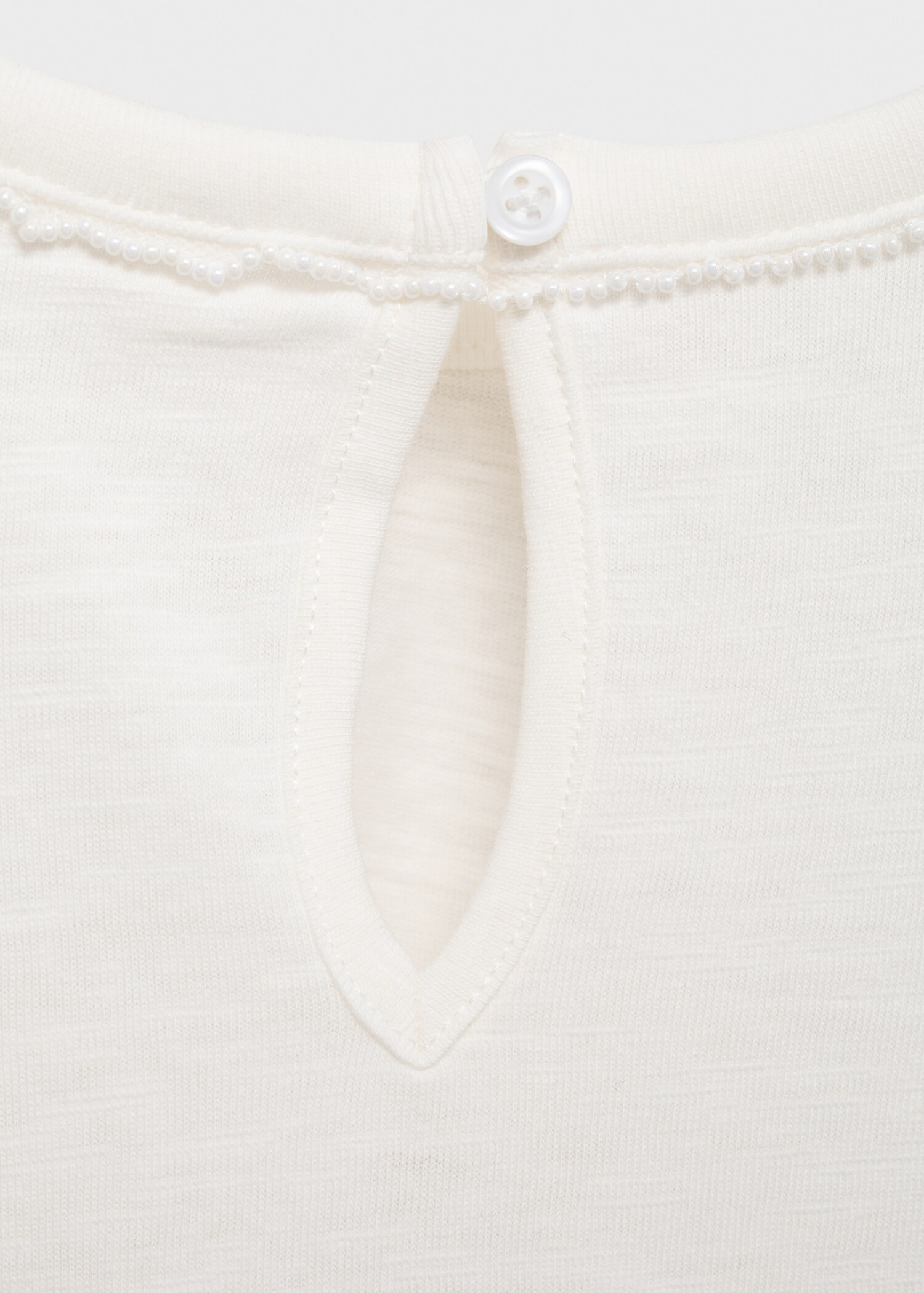 Bead detail T-shirt - Details of the article 0