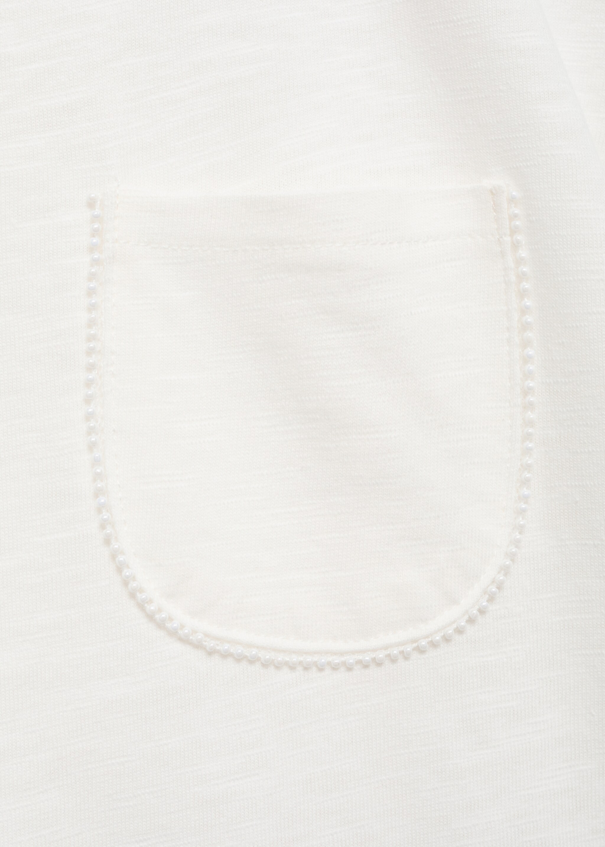 Bead detail T-shirt - Details of the article 8