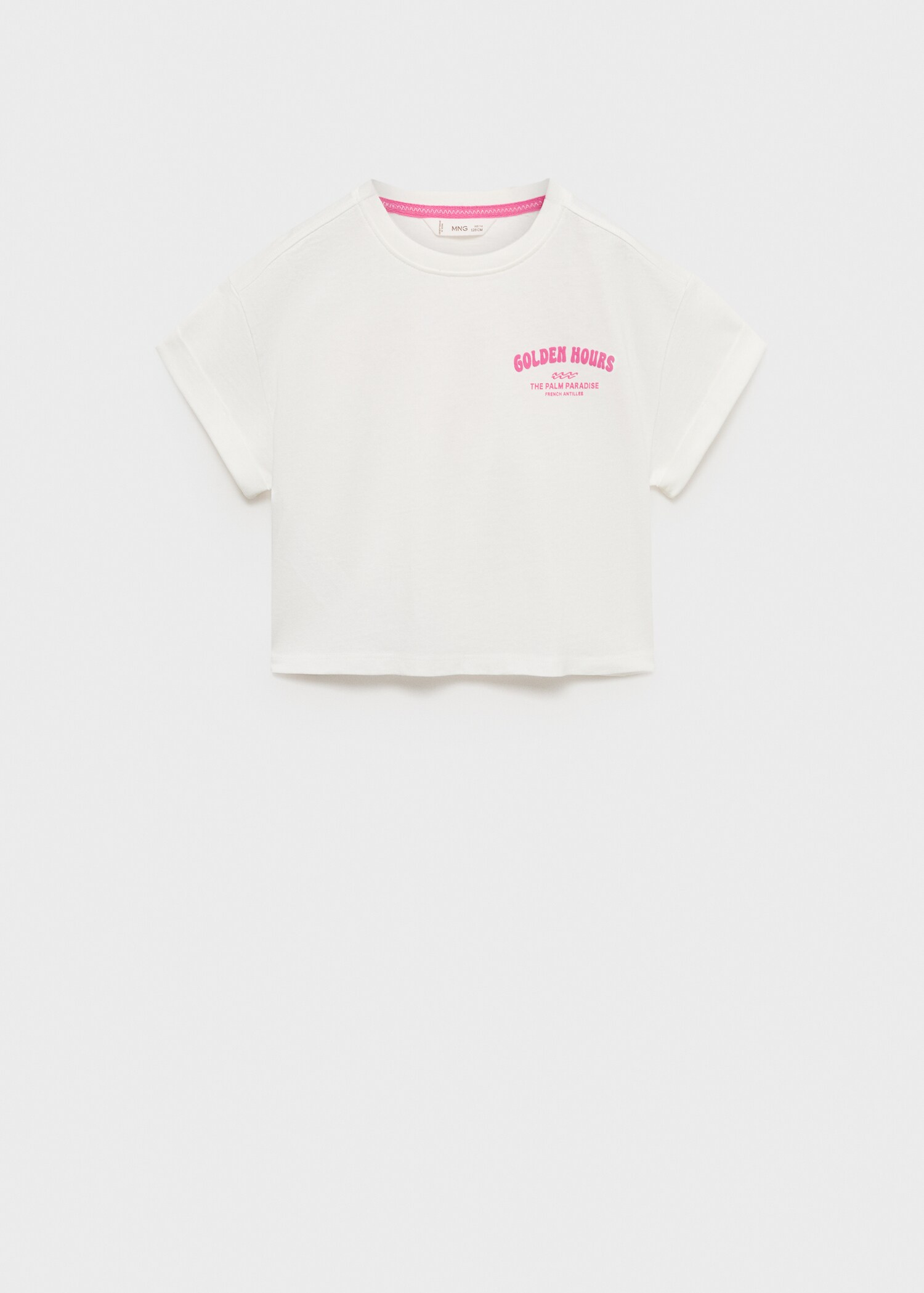 Printed cropped t-shirt - Article without model