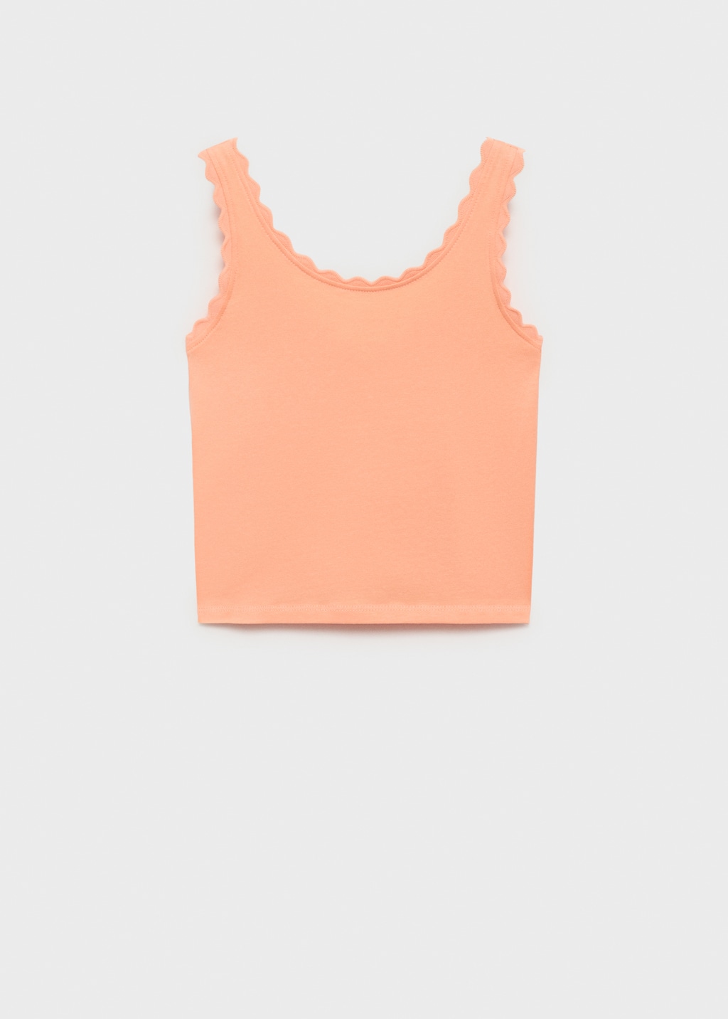 Tank top with embroidered detail