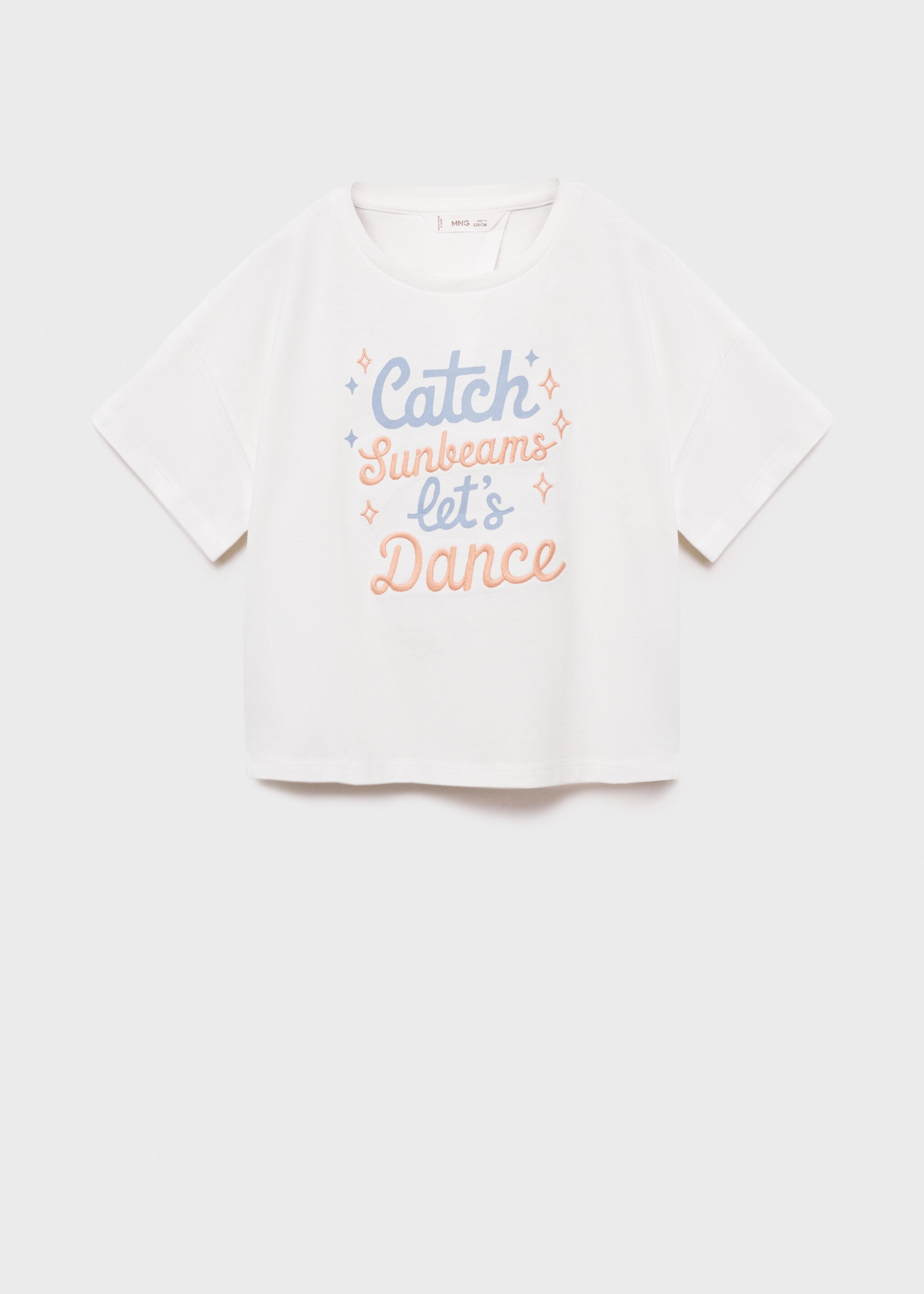 Printed cotton-blend T-shirt - Article without model