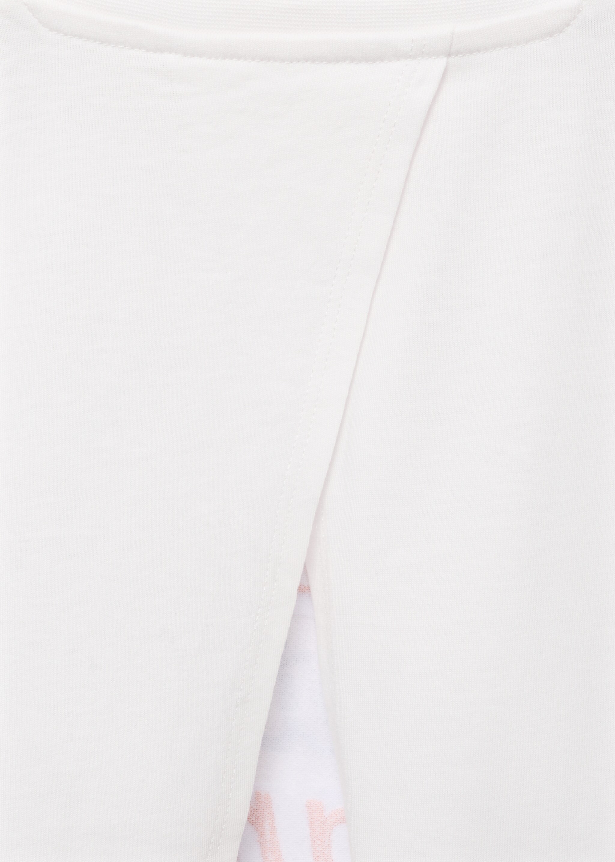 Printed cotton-blend T-shirt - Details of the article 0