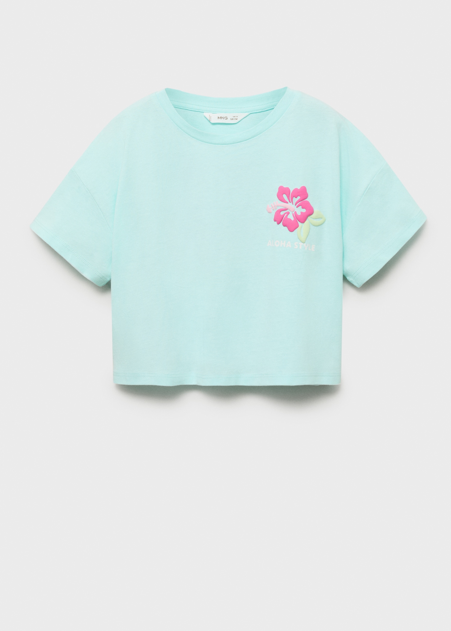 Printed cropped t-shirt - Article without model
