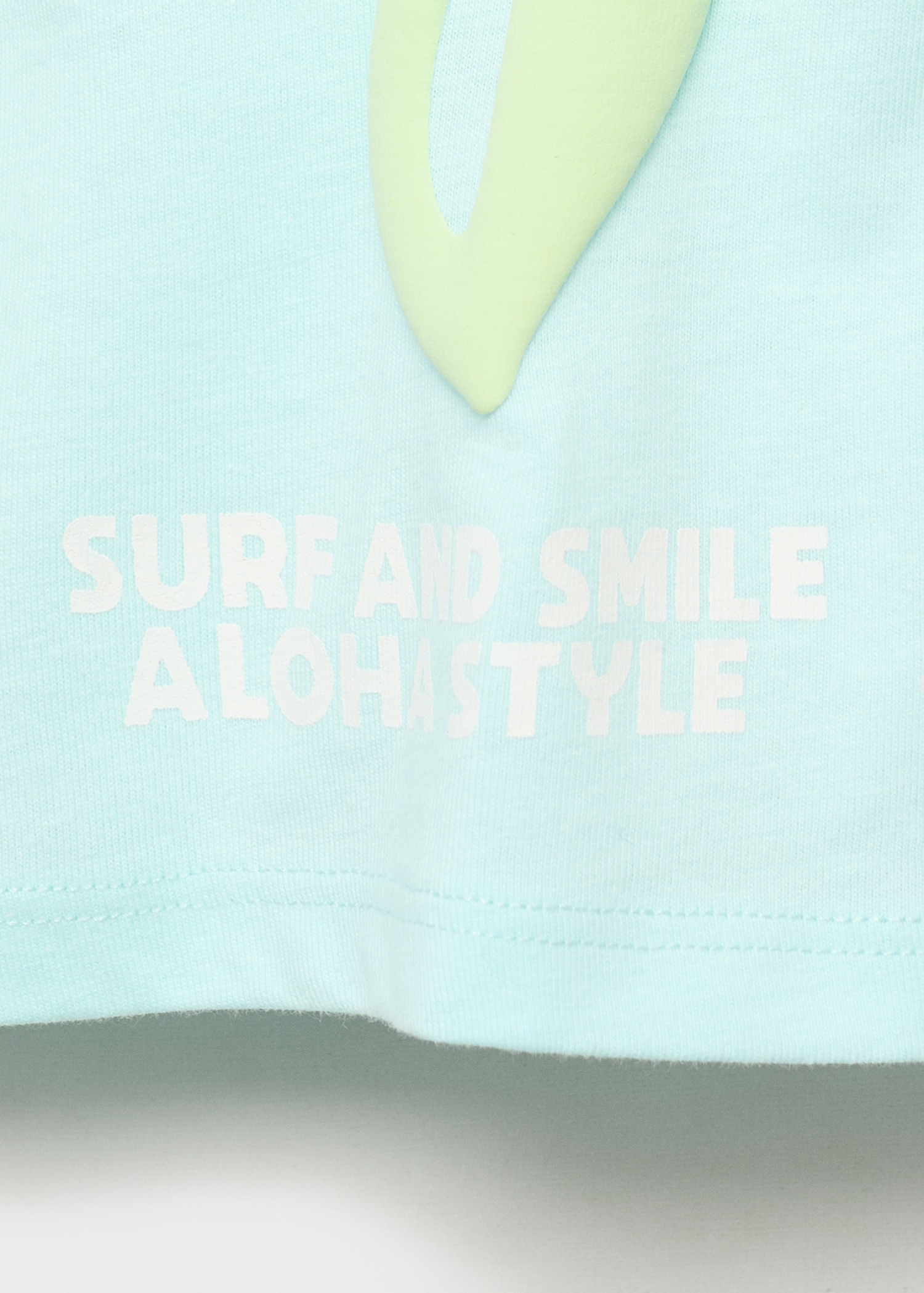 Printed cropped t-shirt - Details of the article 0