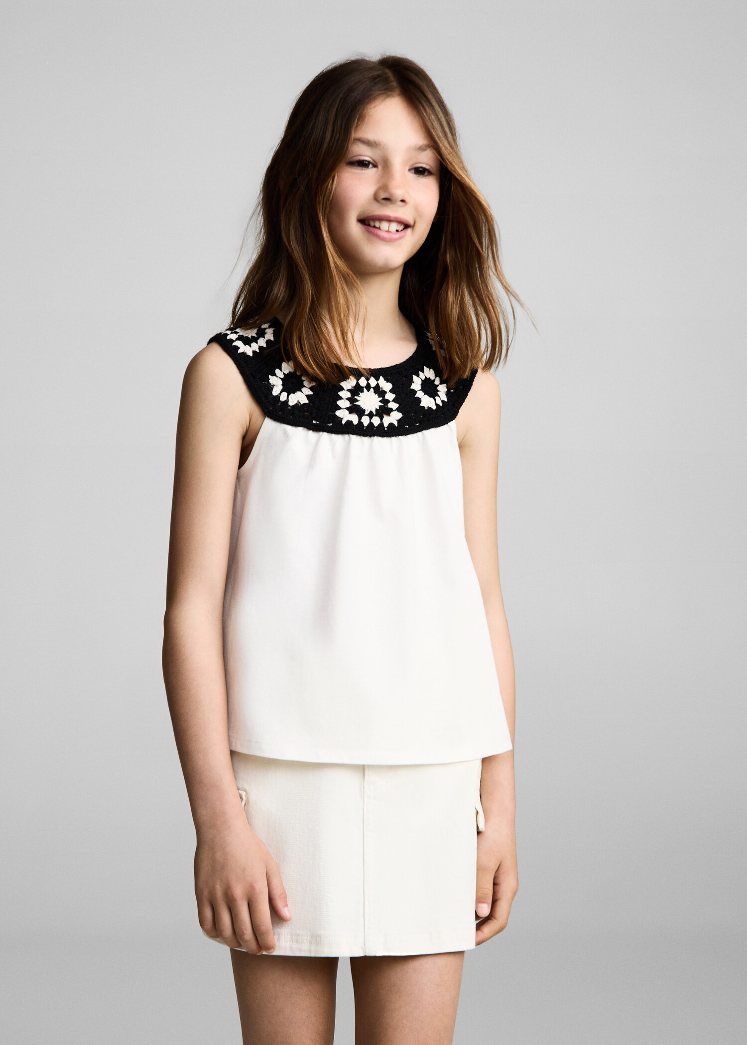 Crochet T-shirt - Medium plane