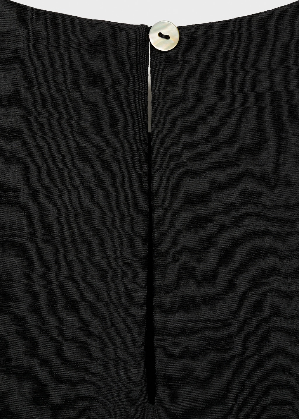 Lyocell-blend top with puffed hem