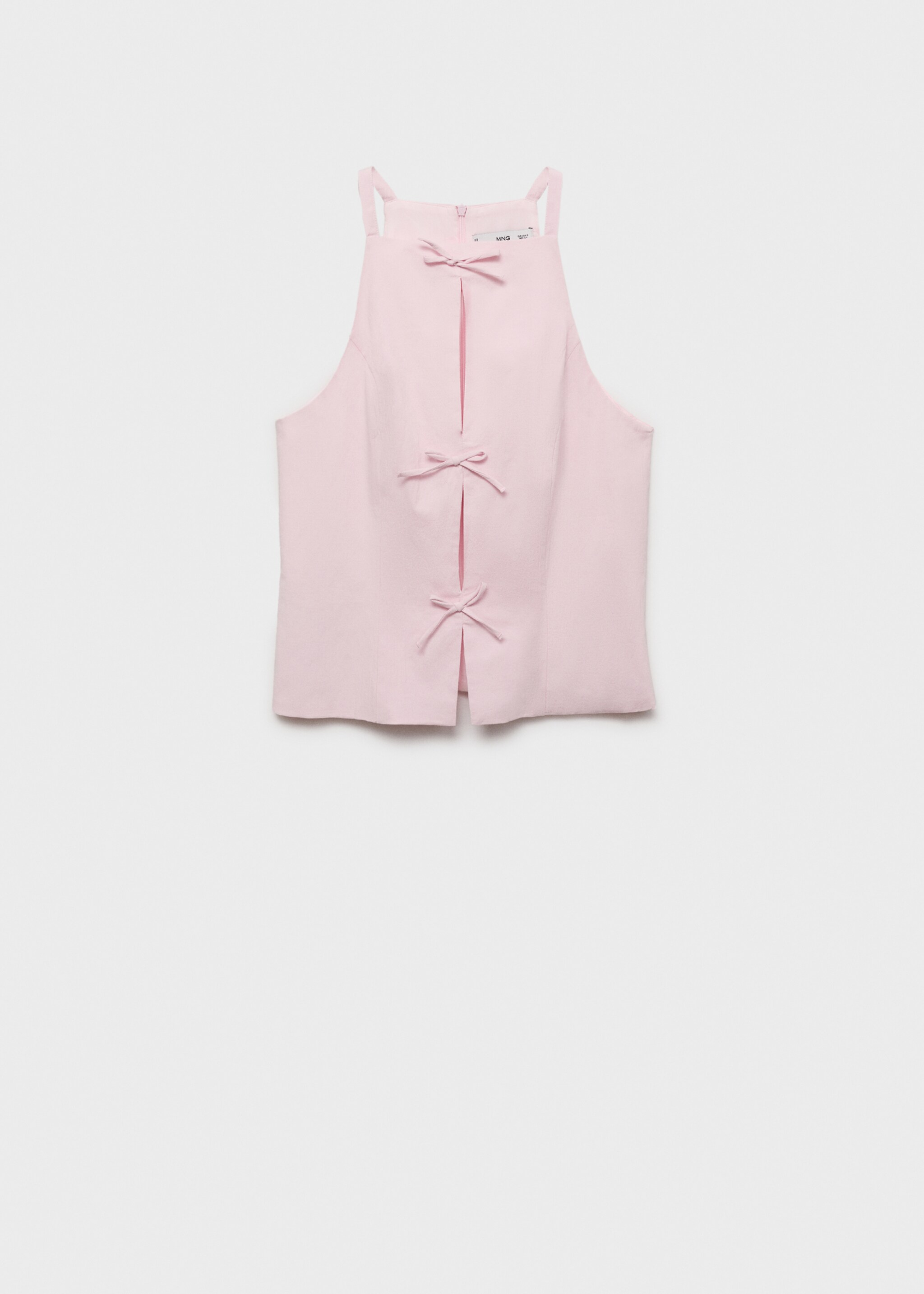 Halter top with bows - Article without model