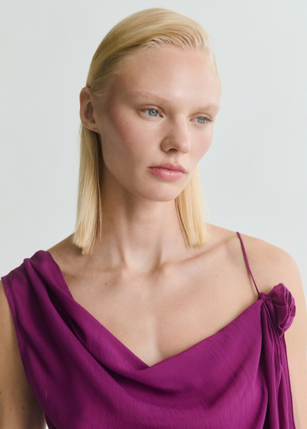 Long top with flower detail