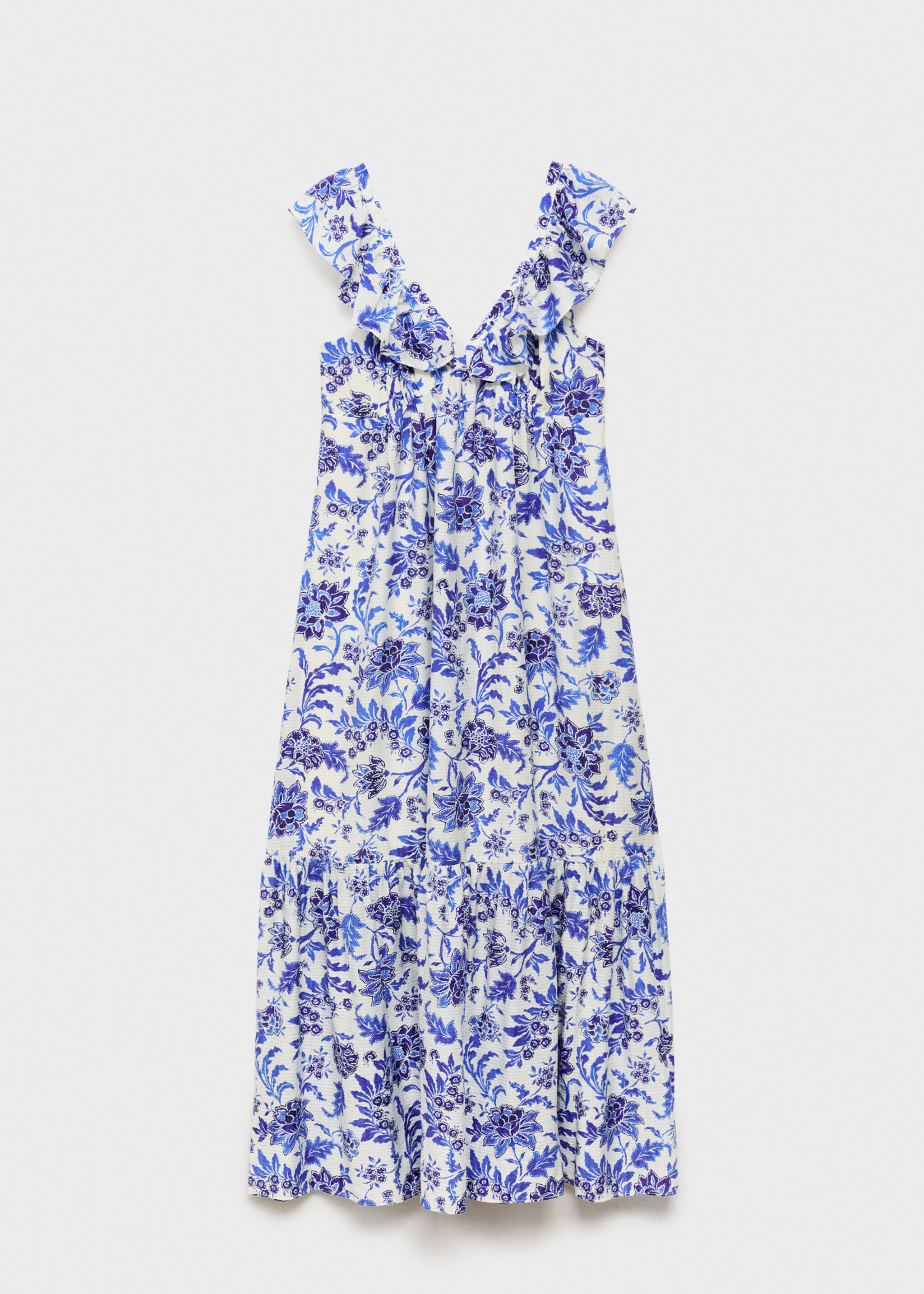 Ruffled floral print dress - Article without model