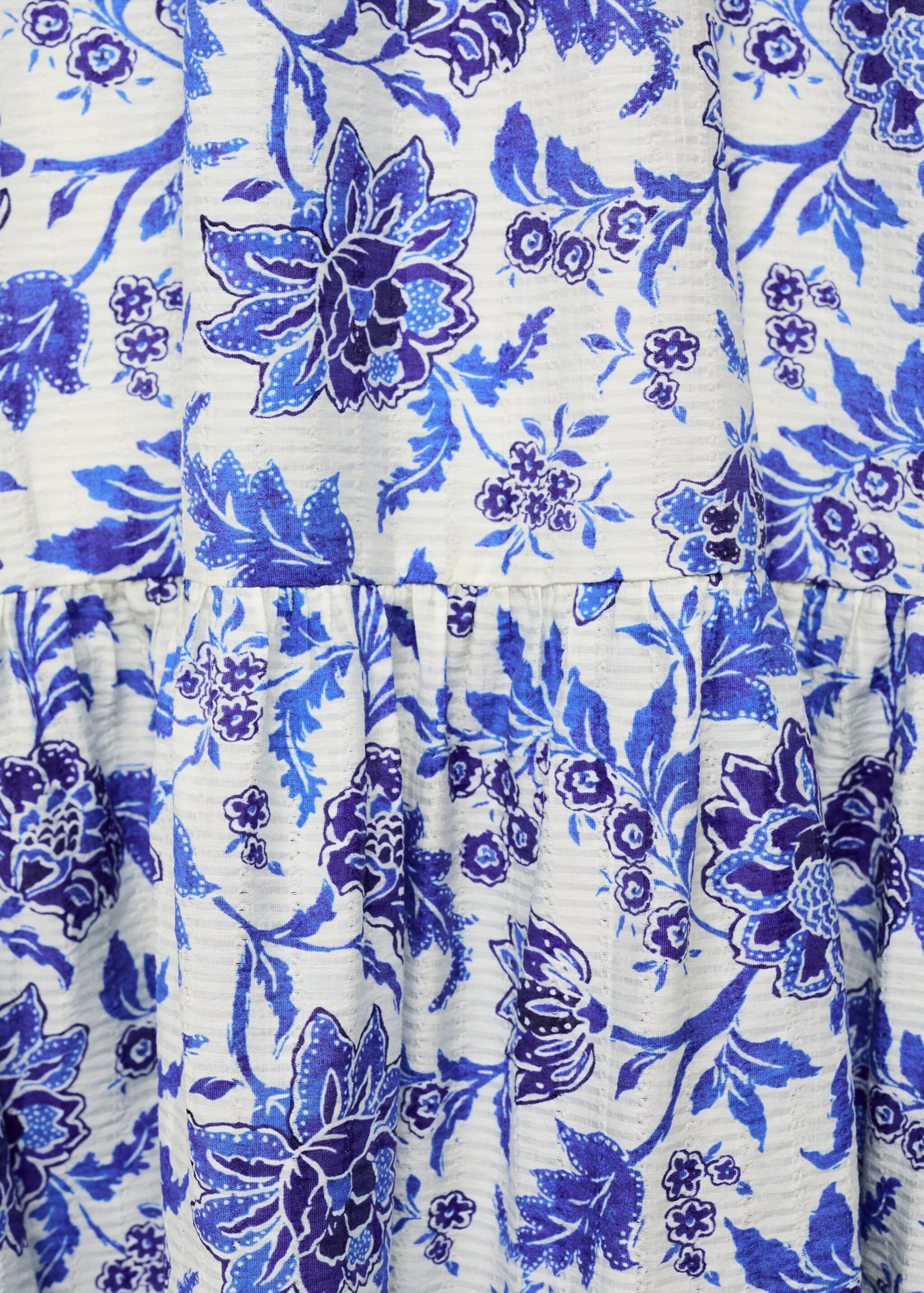 Ruffled floral print dress - Details of the article 0