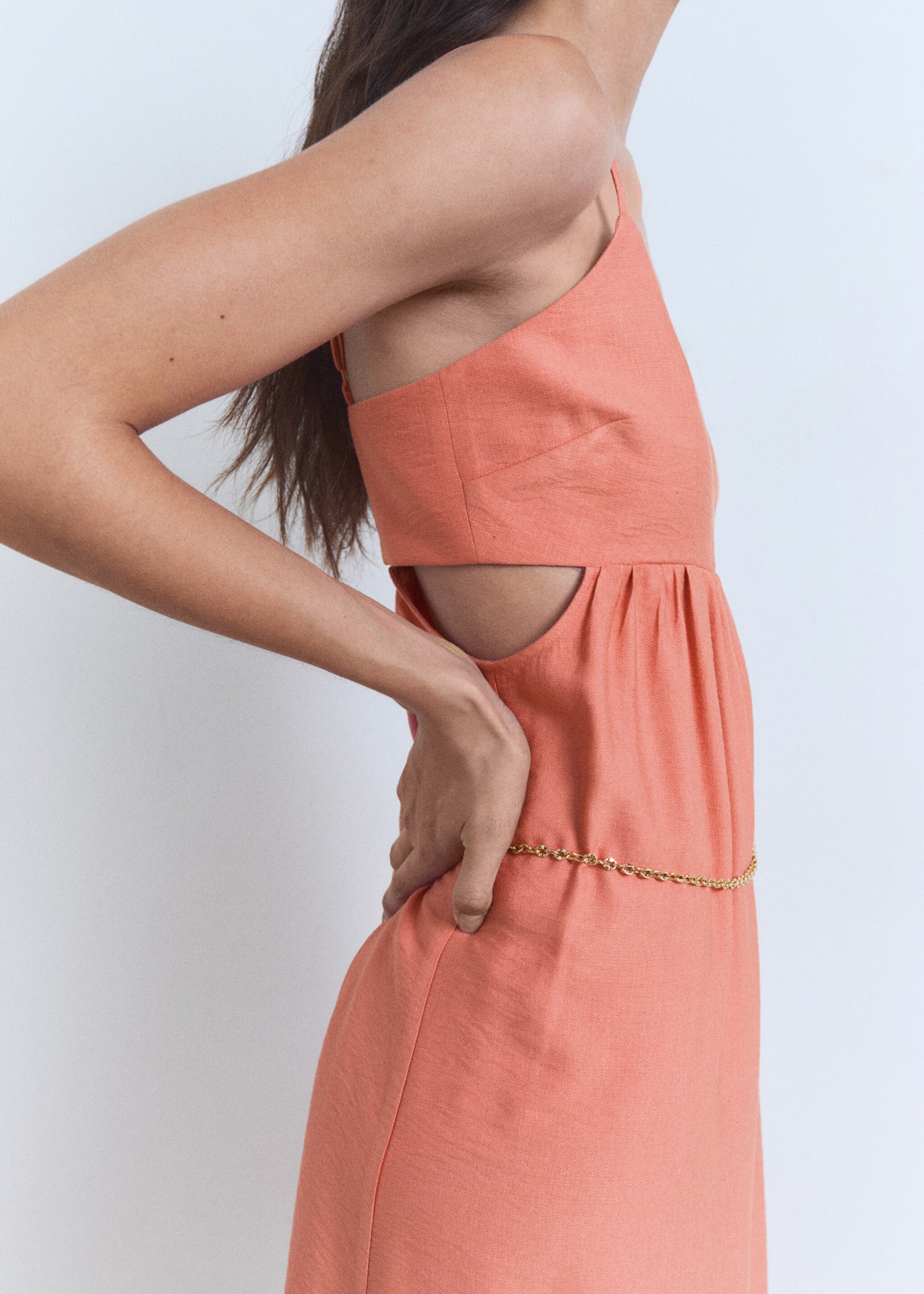 Midi-dress with cut-out - Details of the article 6