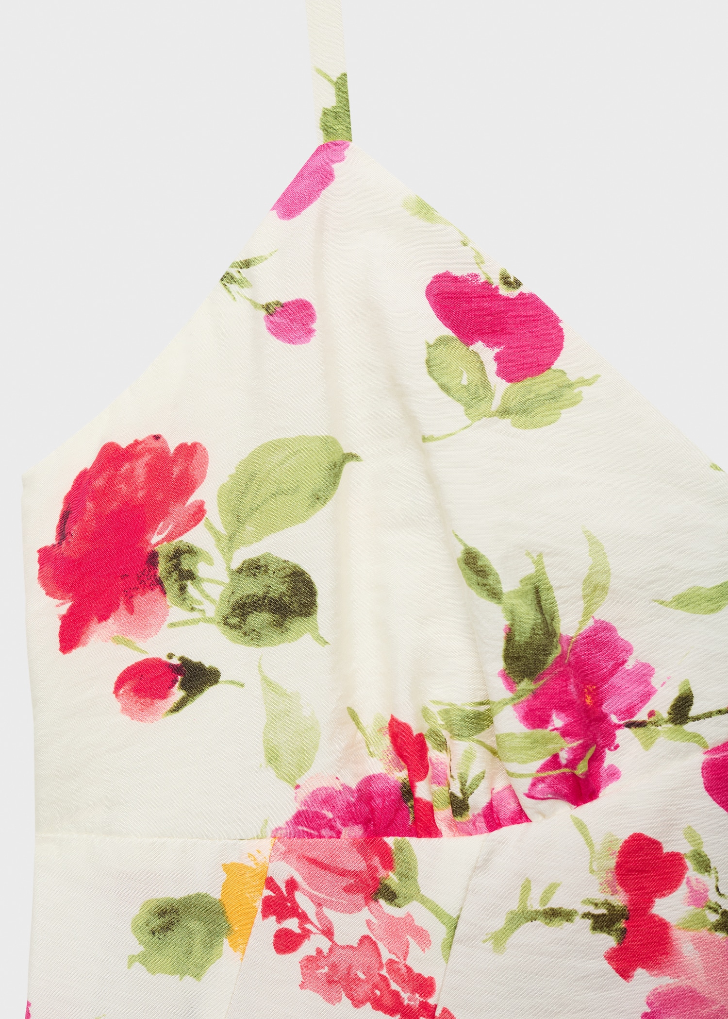 Floral-print flared dress - Details of the article 8
