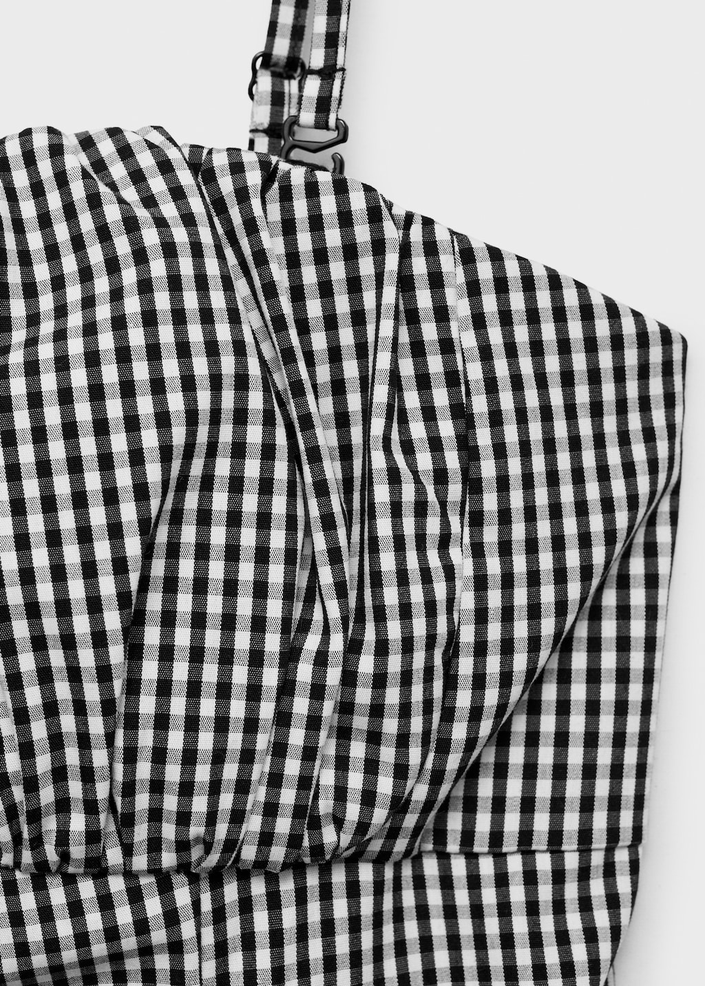 Gingham-print midi-dress - Women | MANGO USA