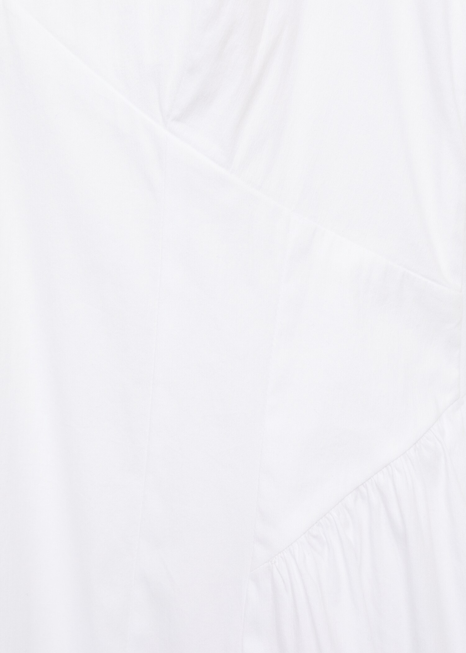 Robe midi en coton à emmanchures américaines - Détail de l'article 0