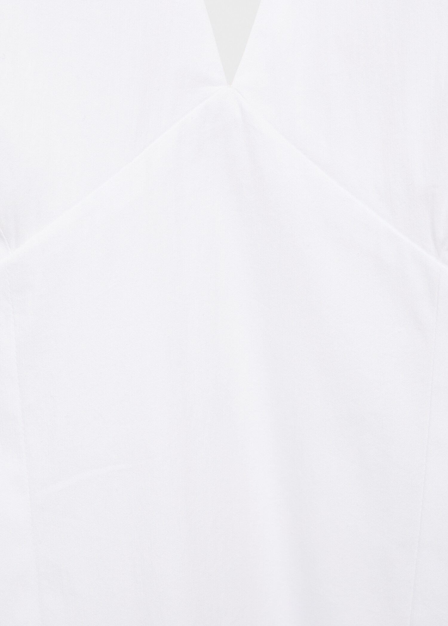 Robe midi en coton à emmanchures américaines - Détail de l'article 8