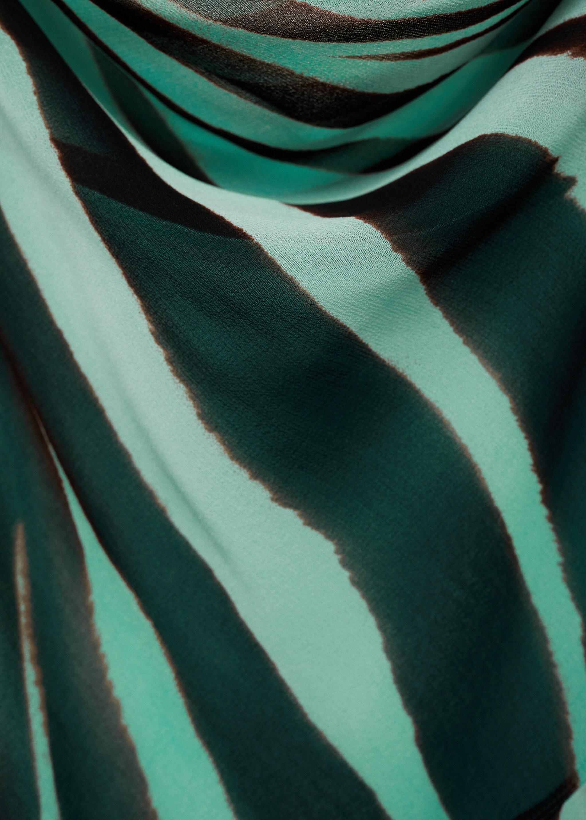 Vestido volantes estampado cebra - Detalle del artículo 8