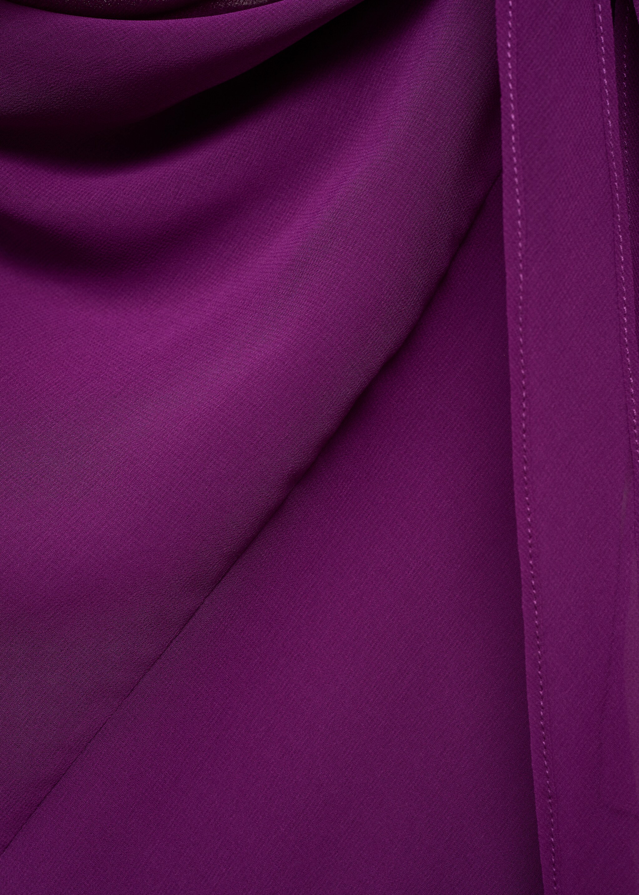 Draped dress with flower detail - Detail van het artikel 0