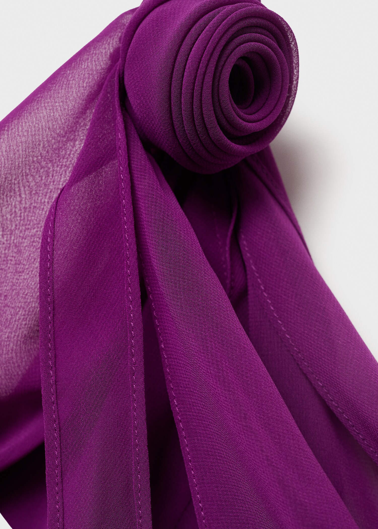 Robe drapée détail fleur - Détail de l'article 8
