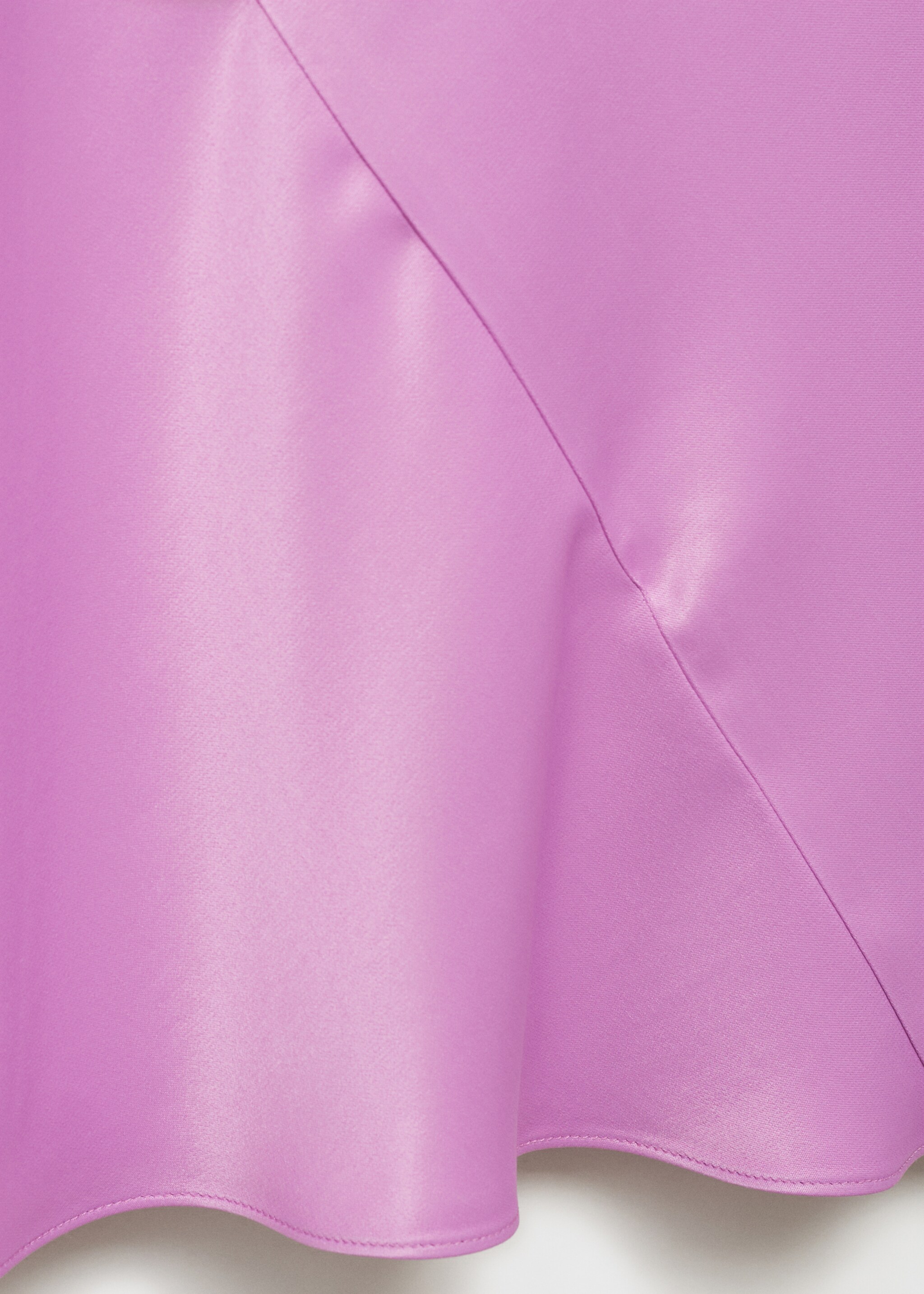 Vestido midi satinado - Detalle del artículo 0