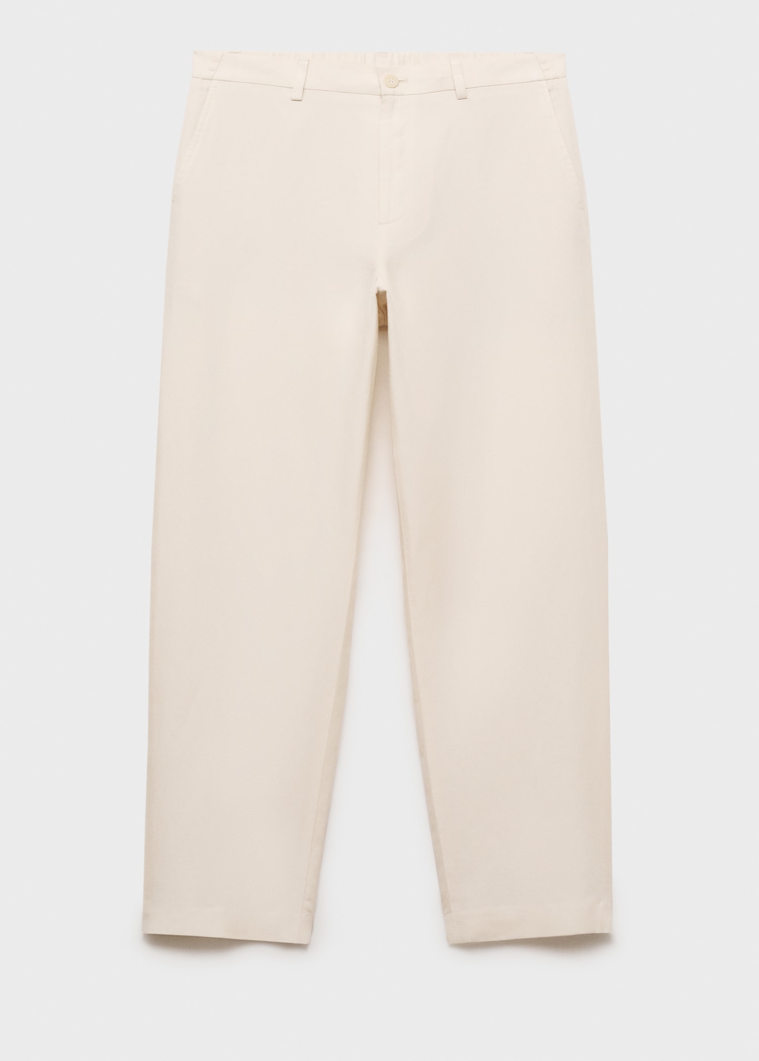 Linen-lyocell blend suit trousers - Article without model