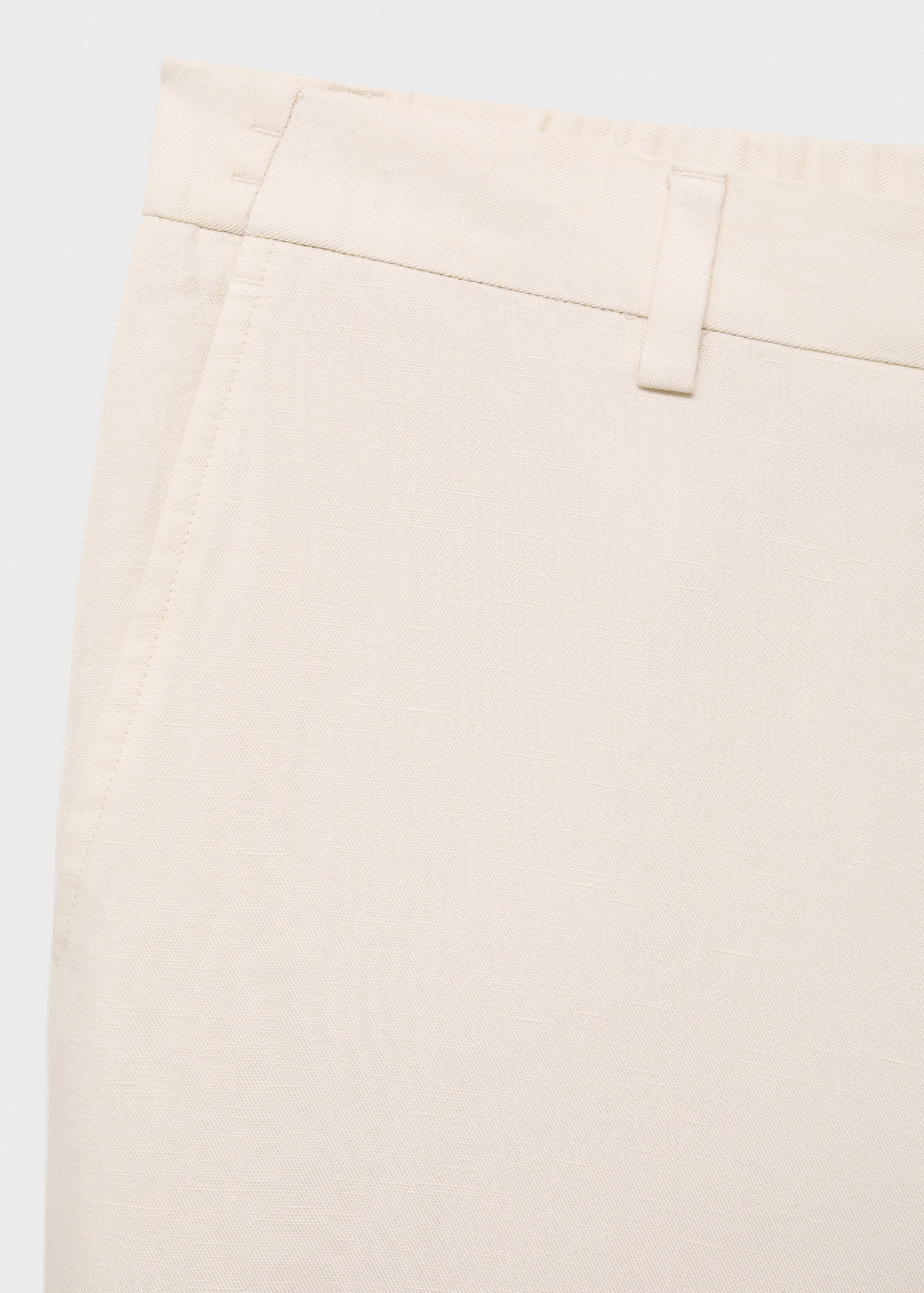 Linen-lyocell blend suit trousers - Details of the article 8