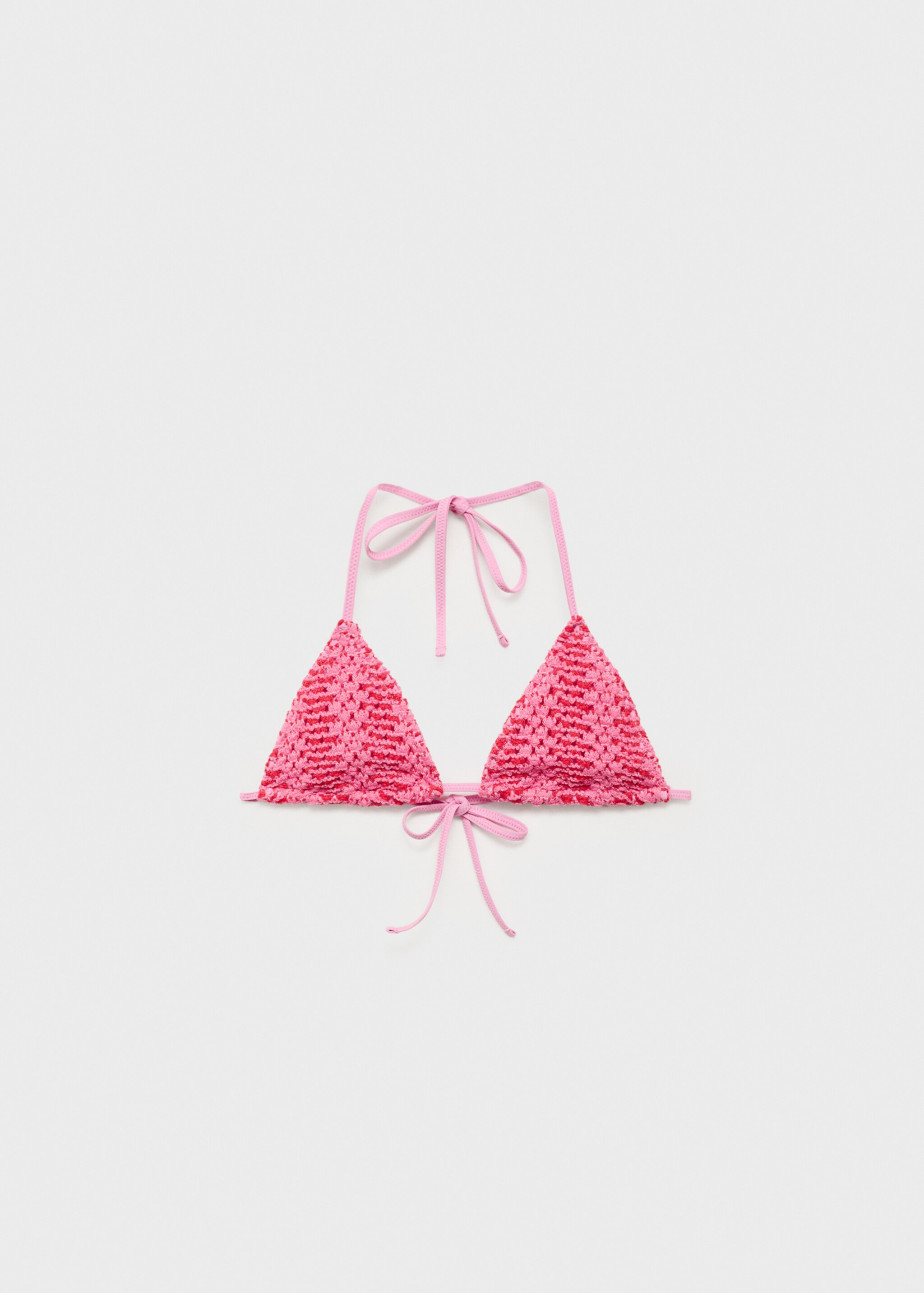 Top bikini combinado crochet - Artículo sin modelo