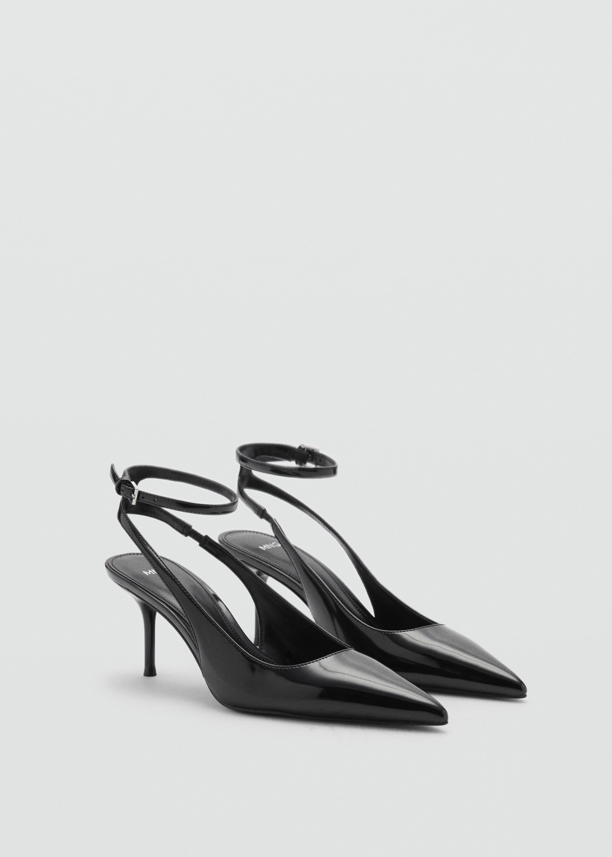 Zapato tacón efecto charol - Plano medio