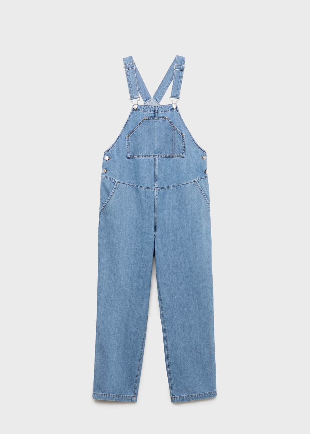Maternity denim dungarees