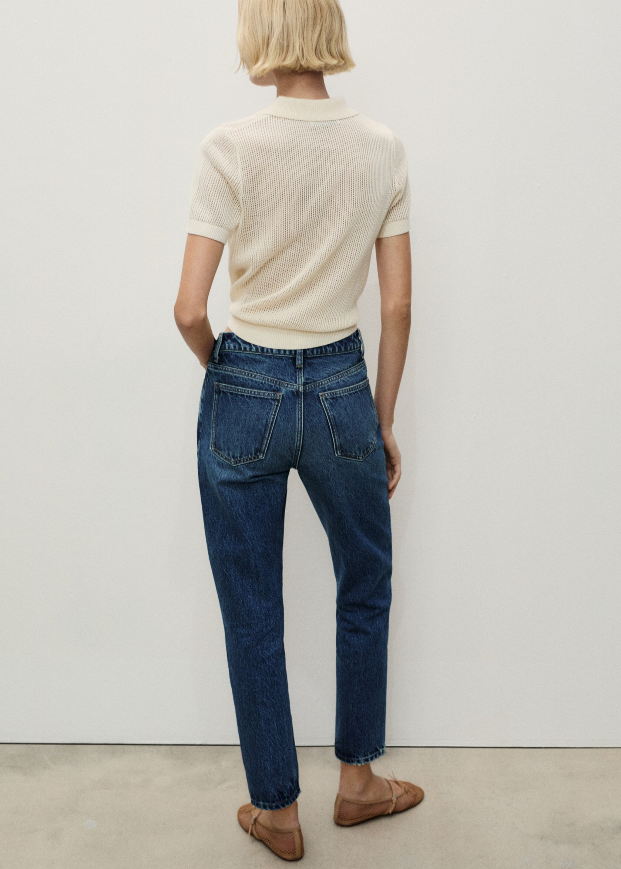 Mom2000 high-rise jeans - Reverse of the article
