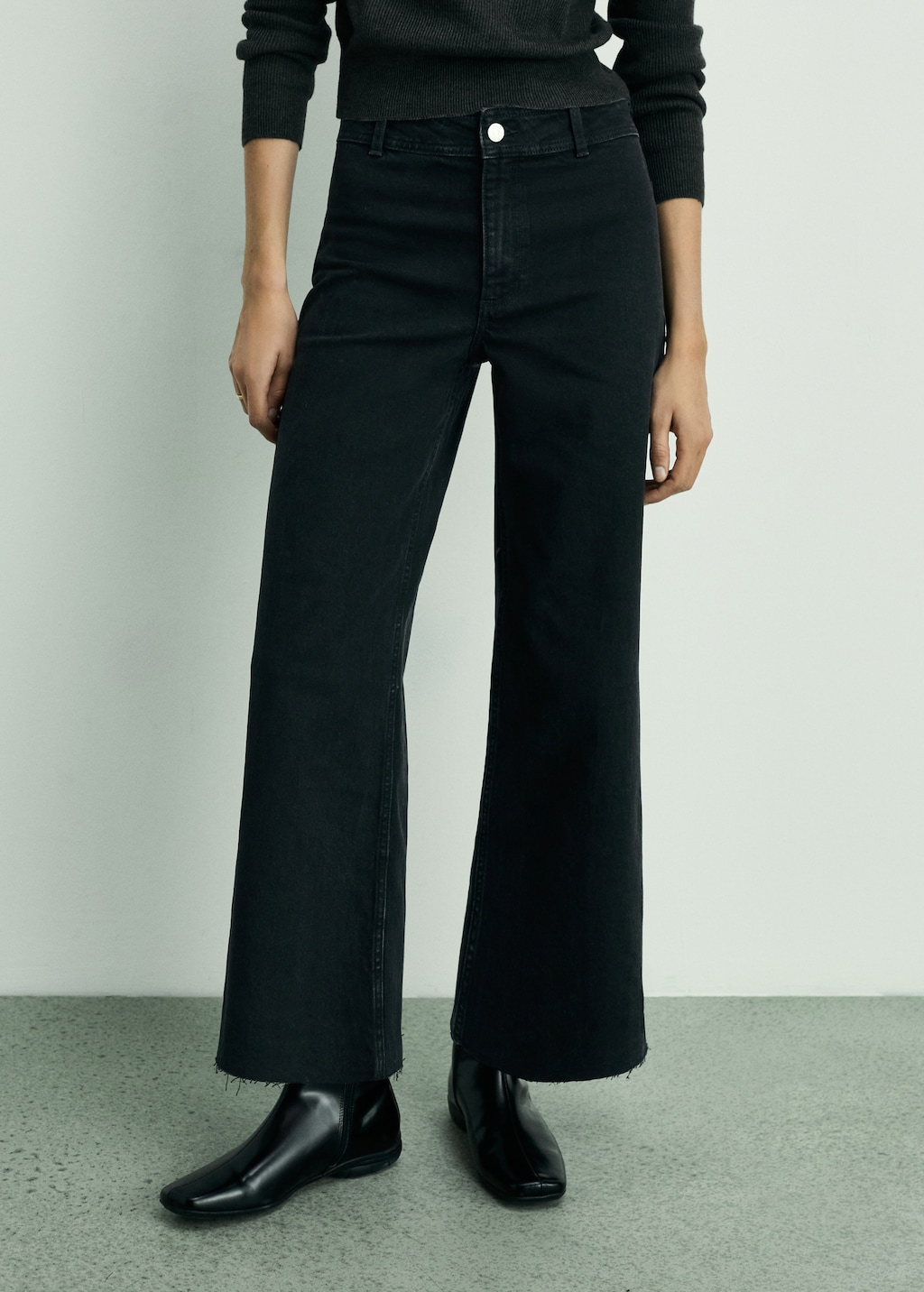 Jeans Catherin culotte tiro alto